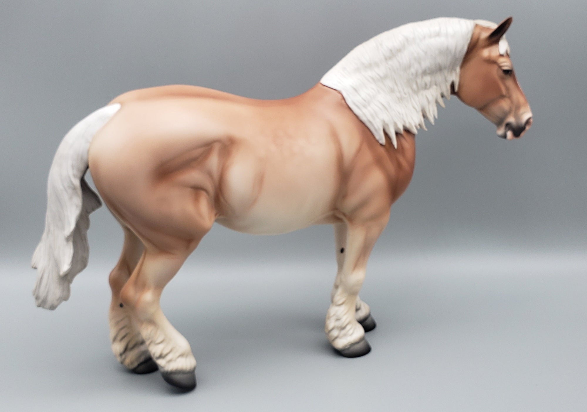 Pasture Time Dreams Chestnut Pangare Heavy Draft Gelding By Angela Marleau AoTH23