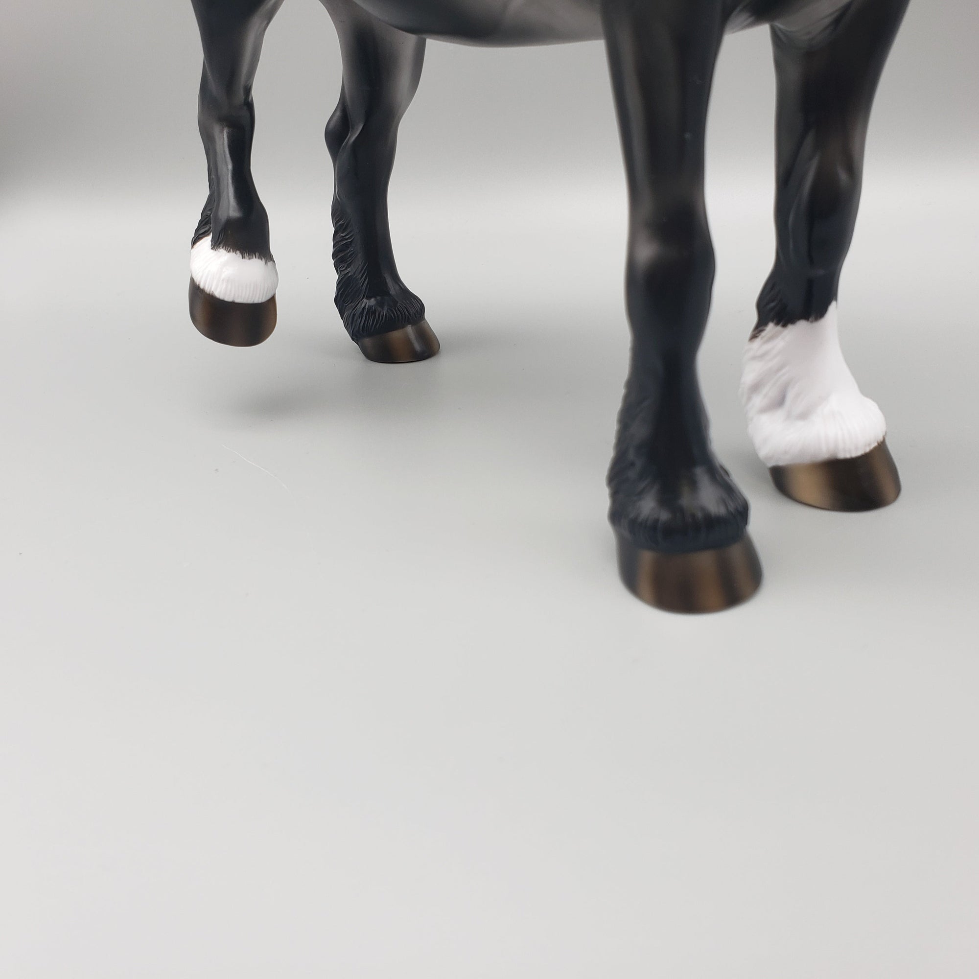 Witch Hazel OOAK Black Sabino Heavy Draft Kicking Mare By Ashley Palmer Equilocity Best Offers 7/15/23 EQ23