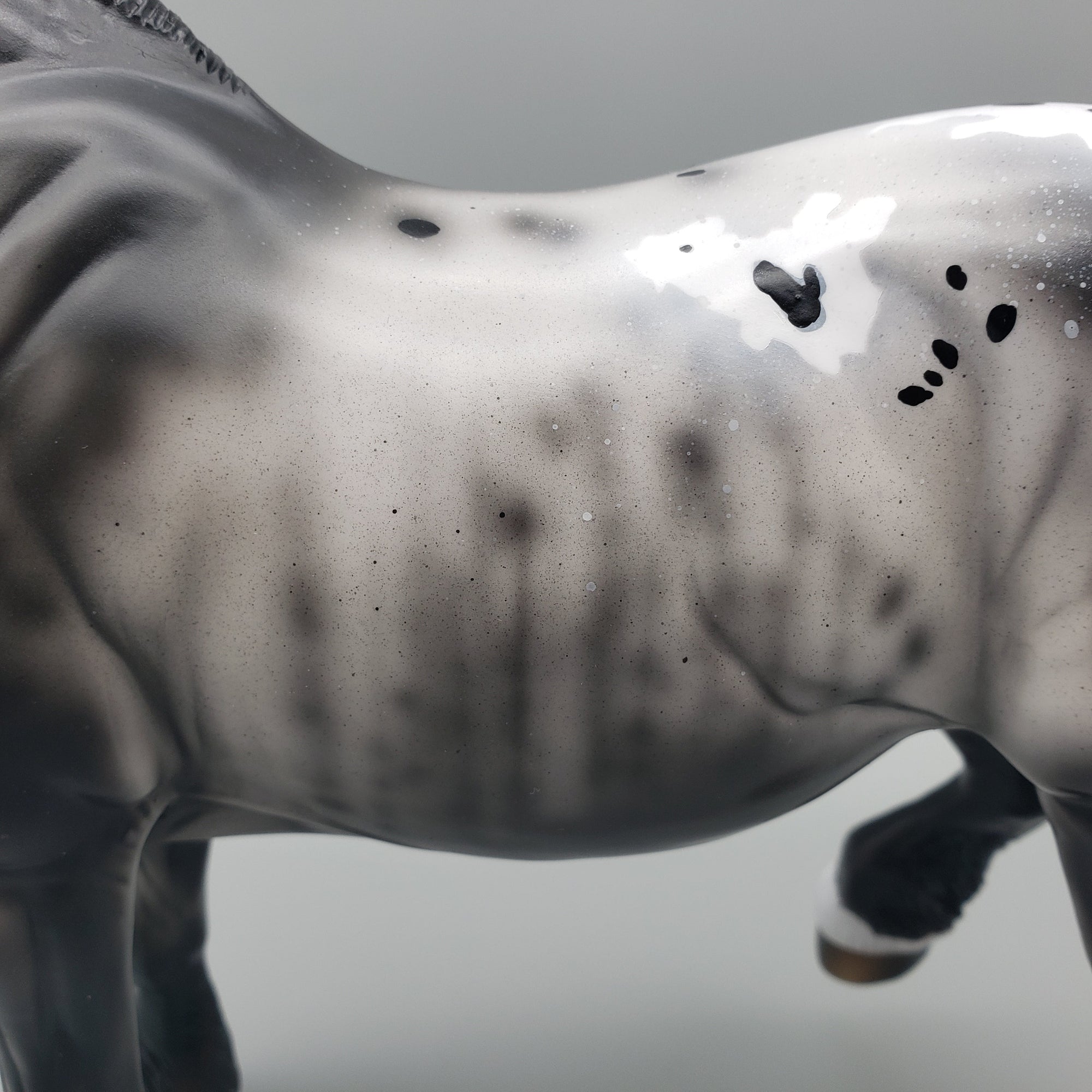 Witch Hazel OOAK Black Sabino Heavy Draft Kicking Mare By Ashley Palmer Equilocity Best Offers 7/15/23 EQ23