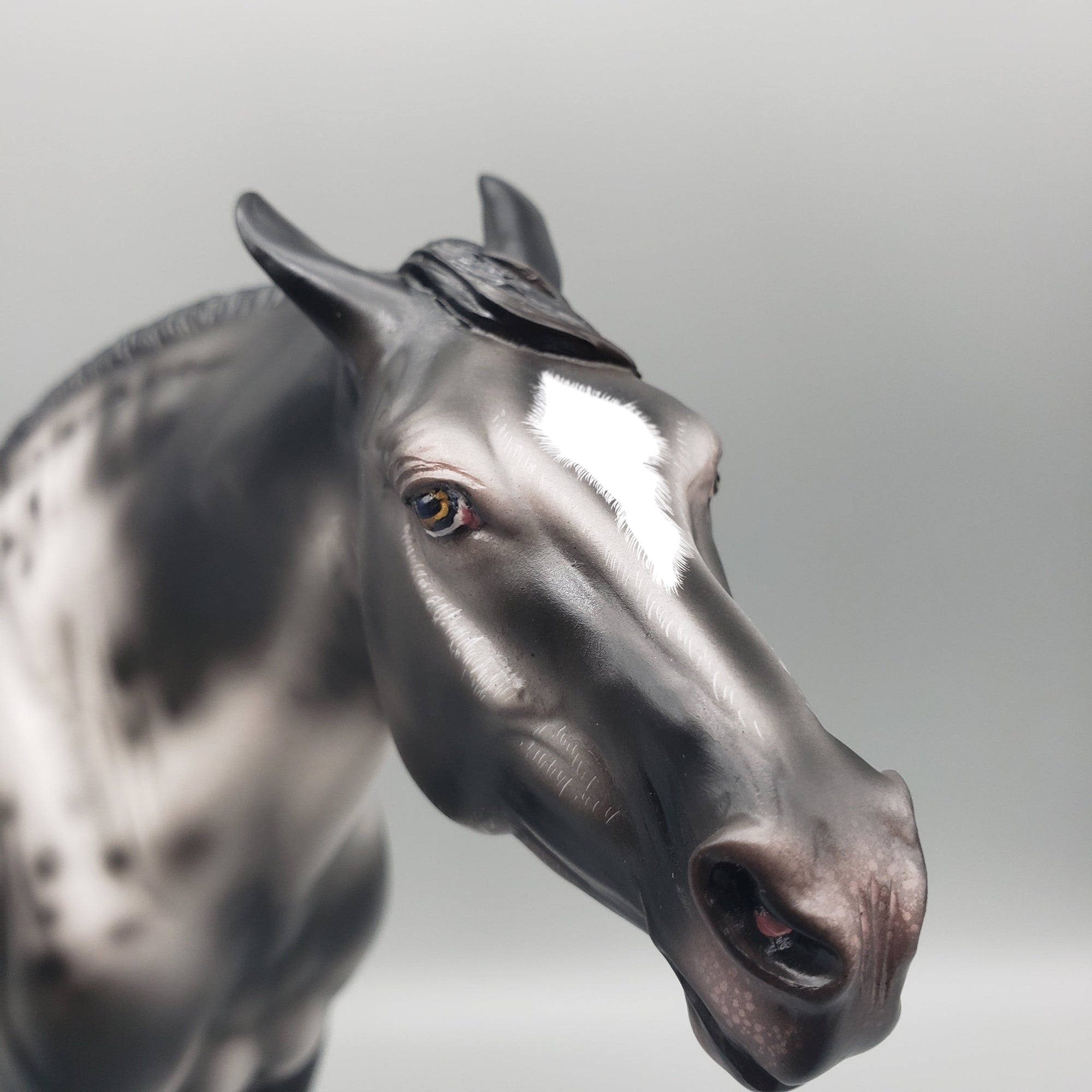 Witch Hazel OOAK Black Sabino Heavy Draft Kicking Mare By Ashley Palmer Equilocity Best Offers 7/15/23 EQ23