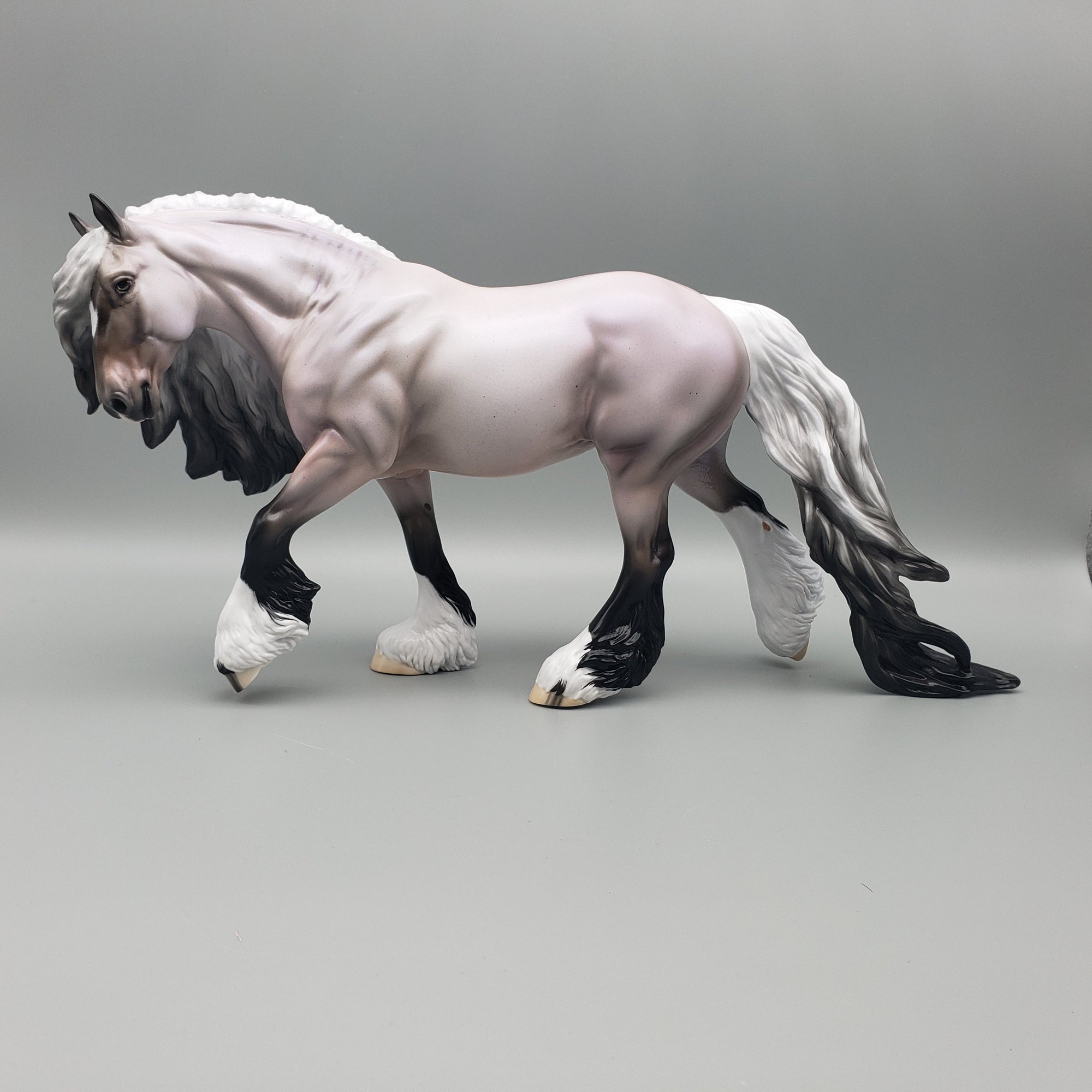 Desert Rose - Basket #1 Equilocity 2023 - OOAK Dapple Grey Lavender Shaded Cob By Ellen Robbins EQ23