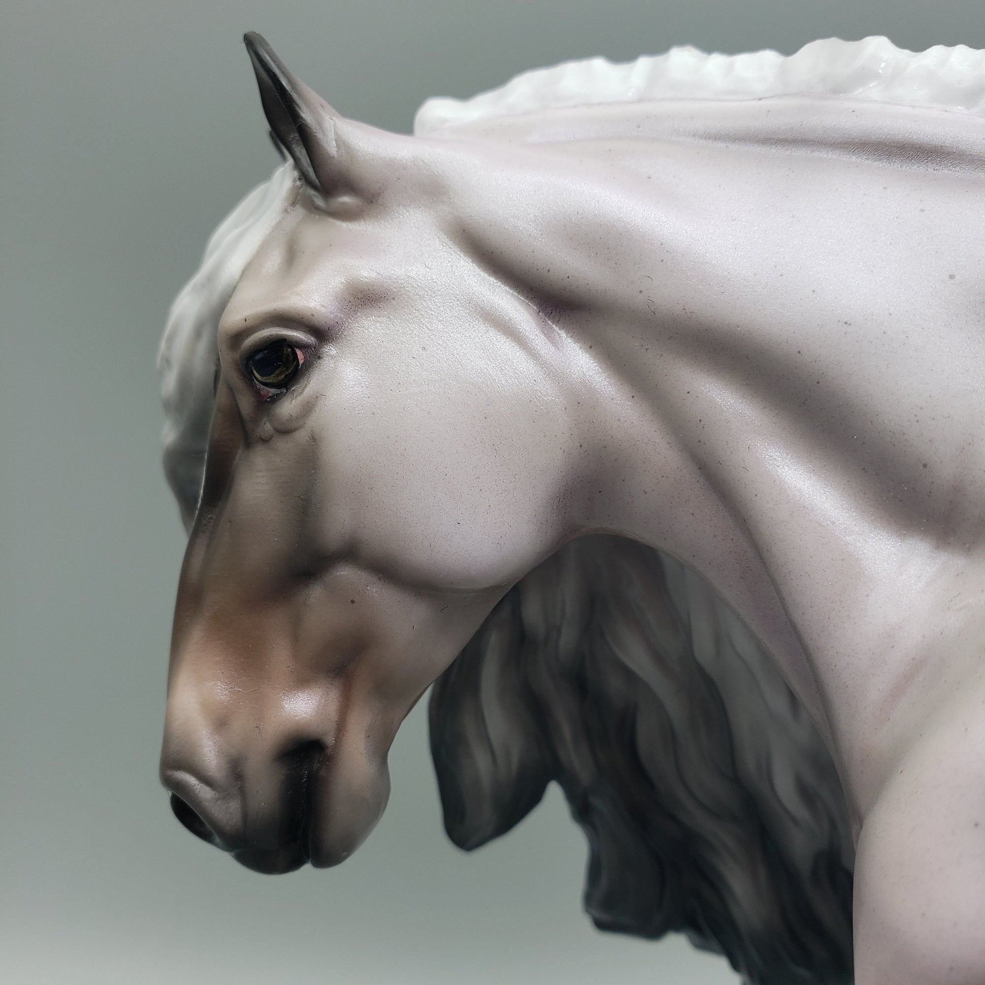 Desert Rose - Basket #1 Equilocity 2023 - OOAK Dapple Grey Lavender Shaded Cob By Ellen Robbins EQ23