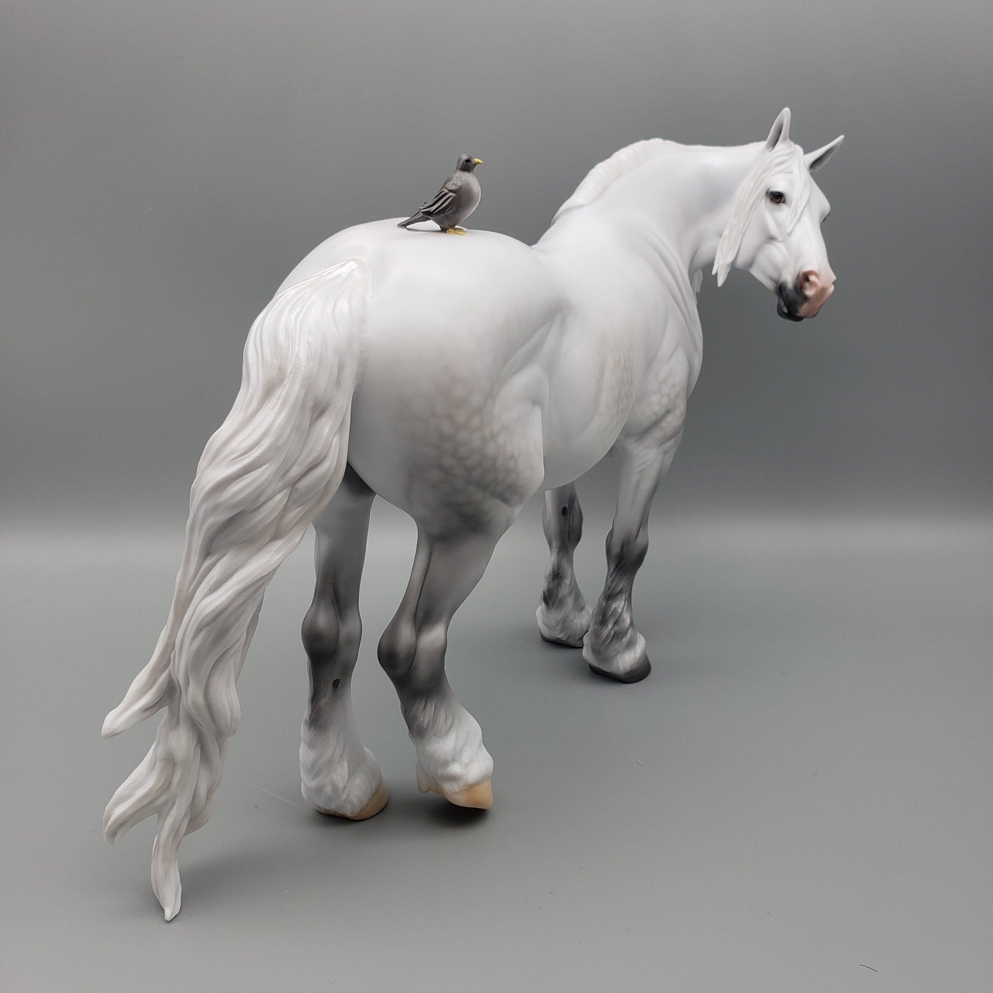 Dove OOAK Dapple Grey Heavy Draft By Carrie Keller Equilocity Best Offers 7/15/23 EQ23