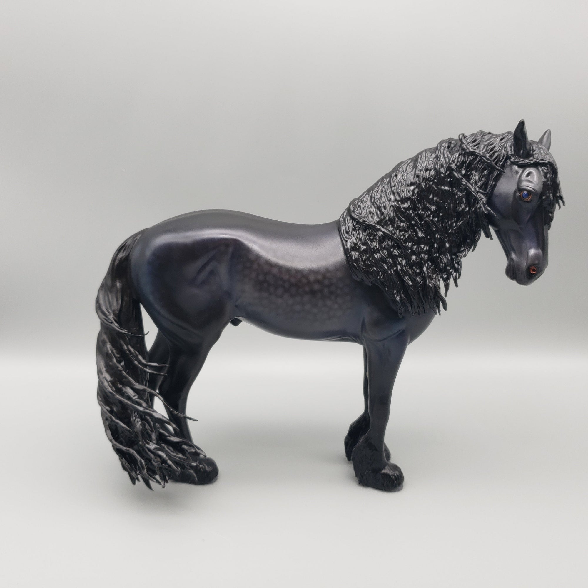 Kahalari - Dapple Black Friesian Andalusian By Caroline Boydston Best Offers 7/24/23