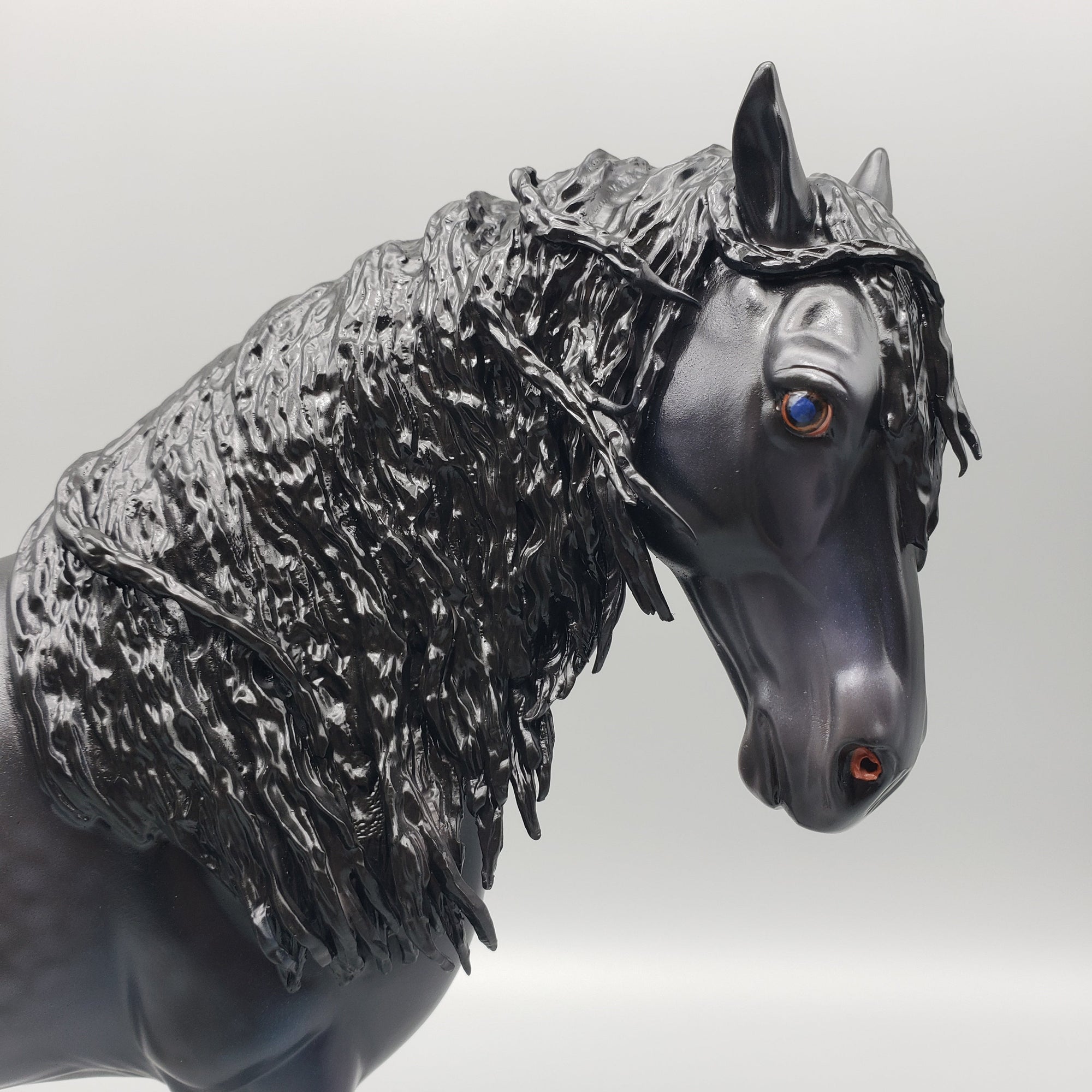 Kahalari - Dapple Black Friesian Andalusian By Caroline Boydston Best Offers 7/24/23