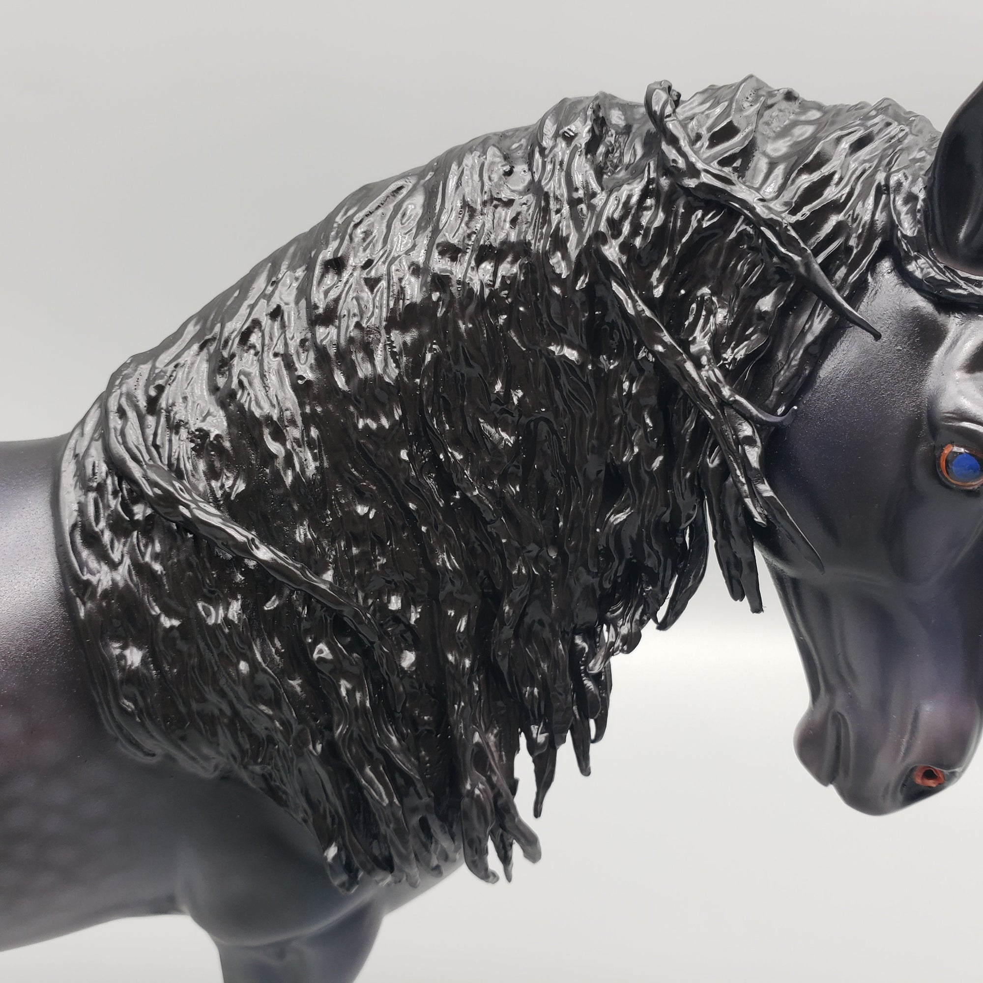 Kahalari - Dapple Black Friesian Andalusian By Caroline Boydston Best Offers 7/24/23