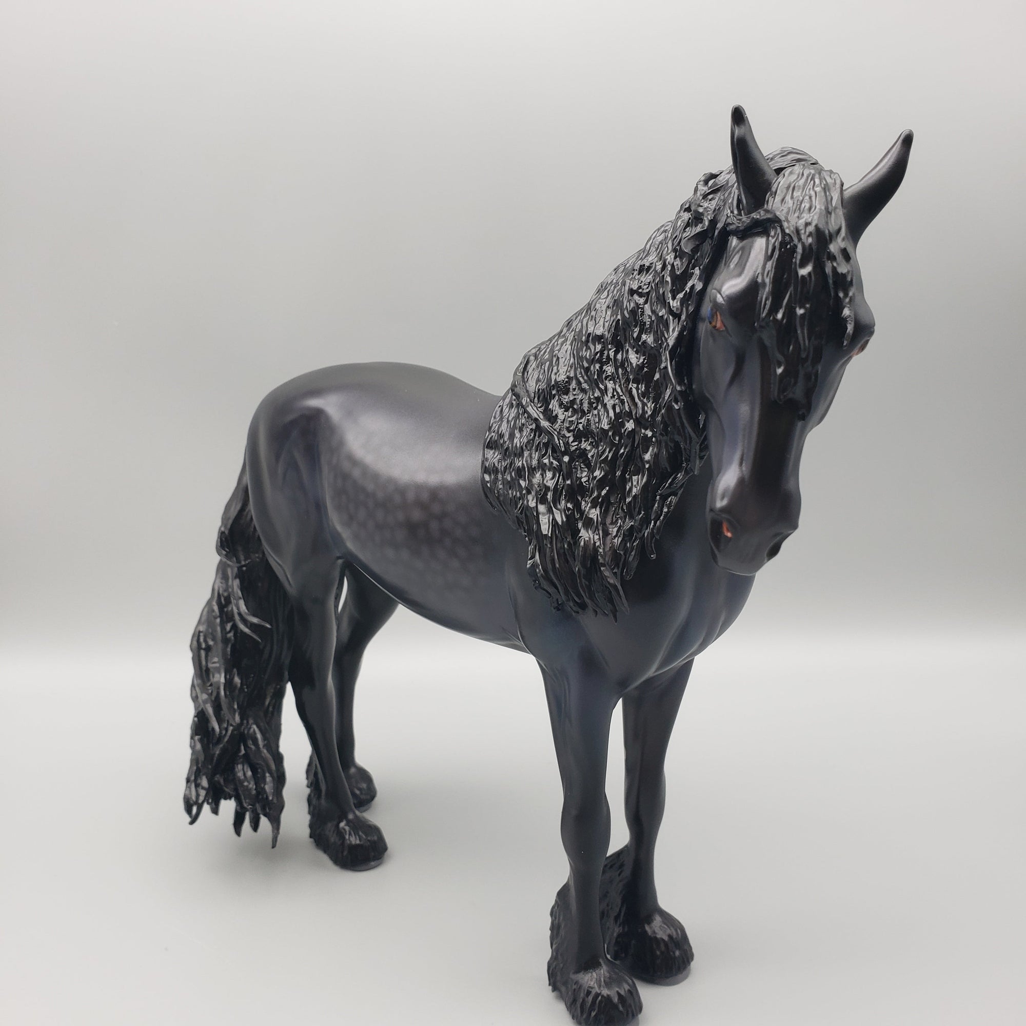 Kahalari - Dapple Black Friesian Andalusian By Caroline Boydston Best Offers 7/24/23