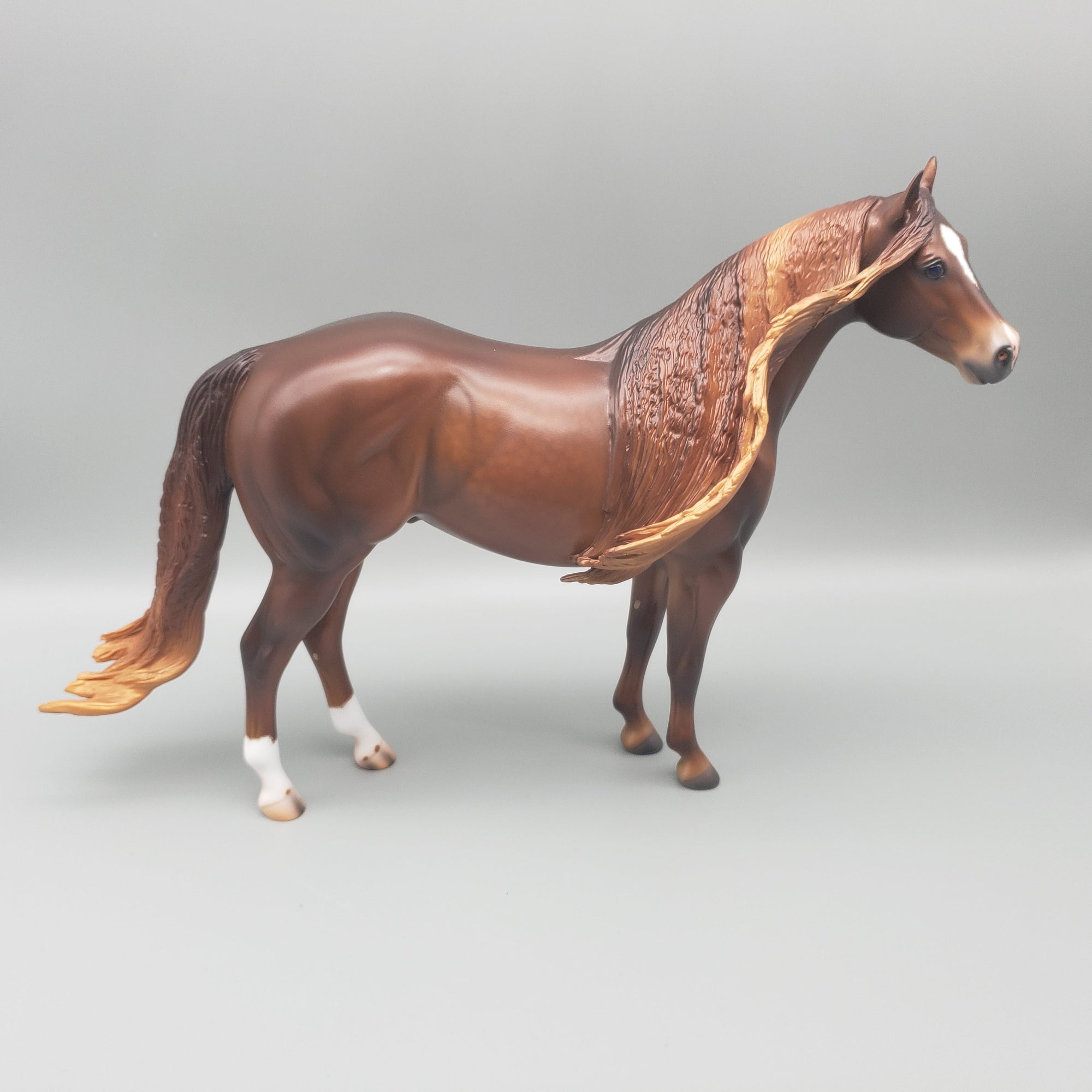 Jacaranda OOAK Dappled Chestnut Ideal Stock Horse  By Caroline Boydston Best Offers 7/31/23