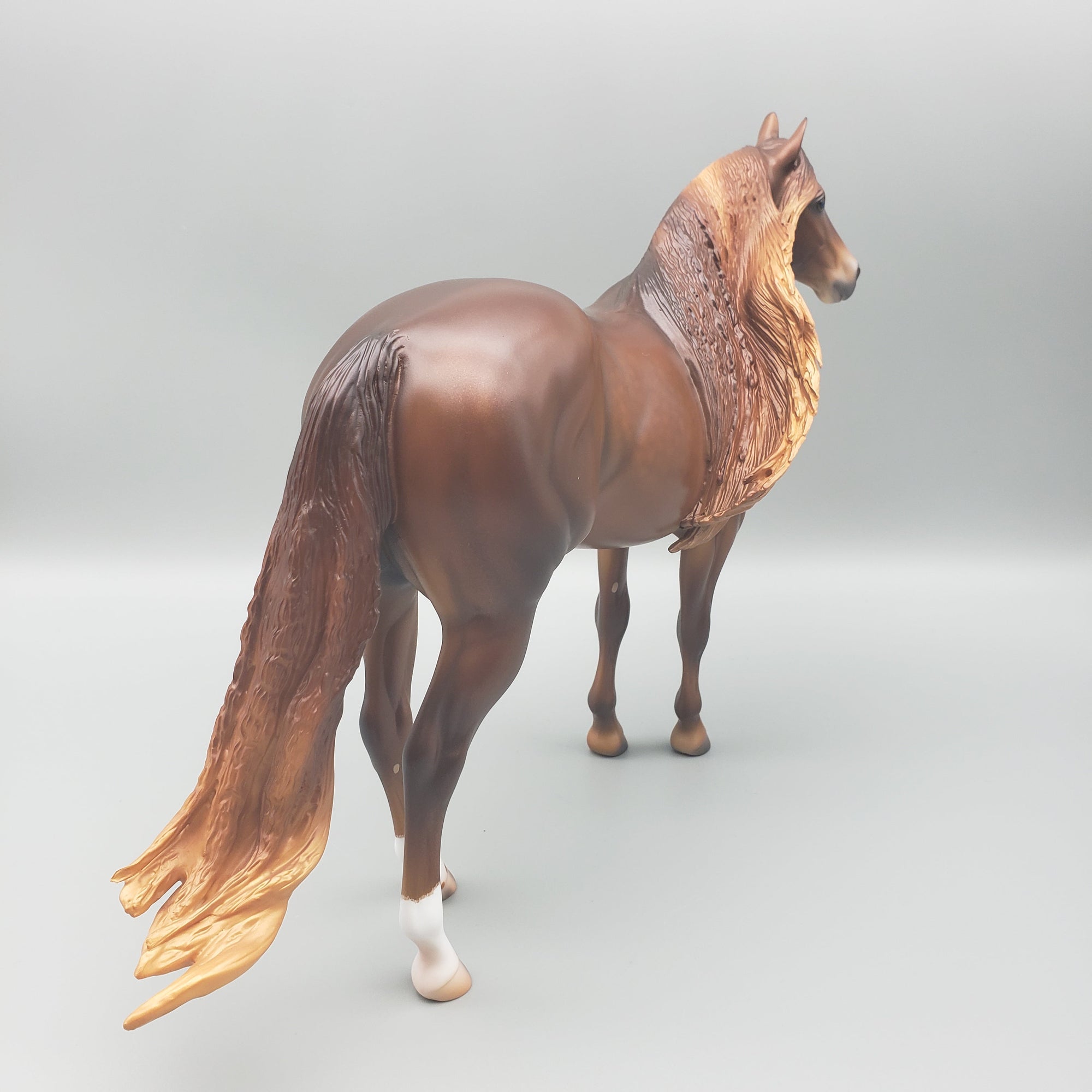 Jacaranda OOAK Dappled Chestnut Ideal Stock Horse  By Caroline Boydston Best Offers 7/31/23