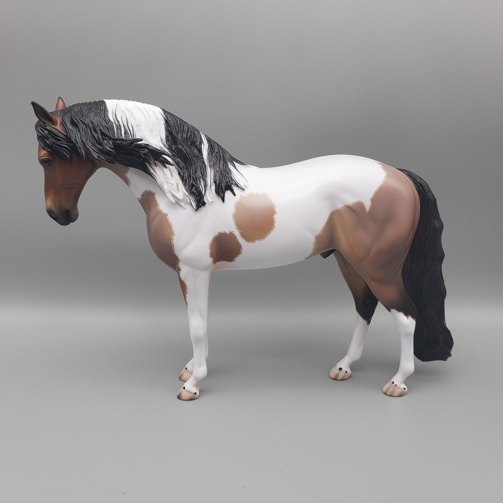 Karakum OOAK Bay Roan Tobiano Andalusian By Caroline Boydston Best Offers  7/31/23
