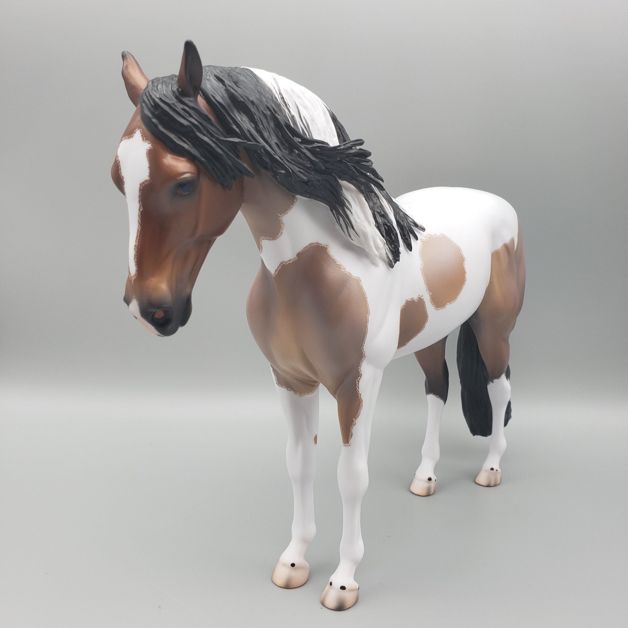 Karakum OOAK Bay Roan Tobiano Andalusian By Caroline Boydston Best Offers  7/31/23