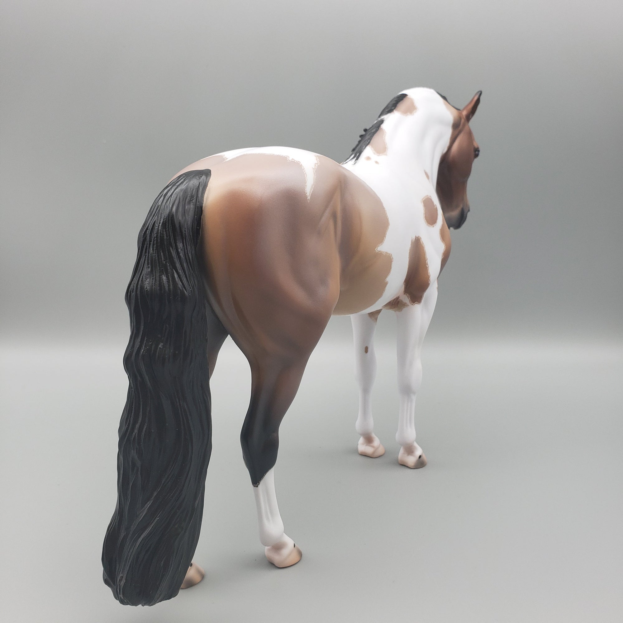 Karakum OOAK Bay Roan Tobiano Andalusian By Caroline Boydston Best Offers  7/31/23