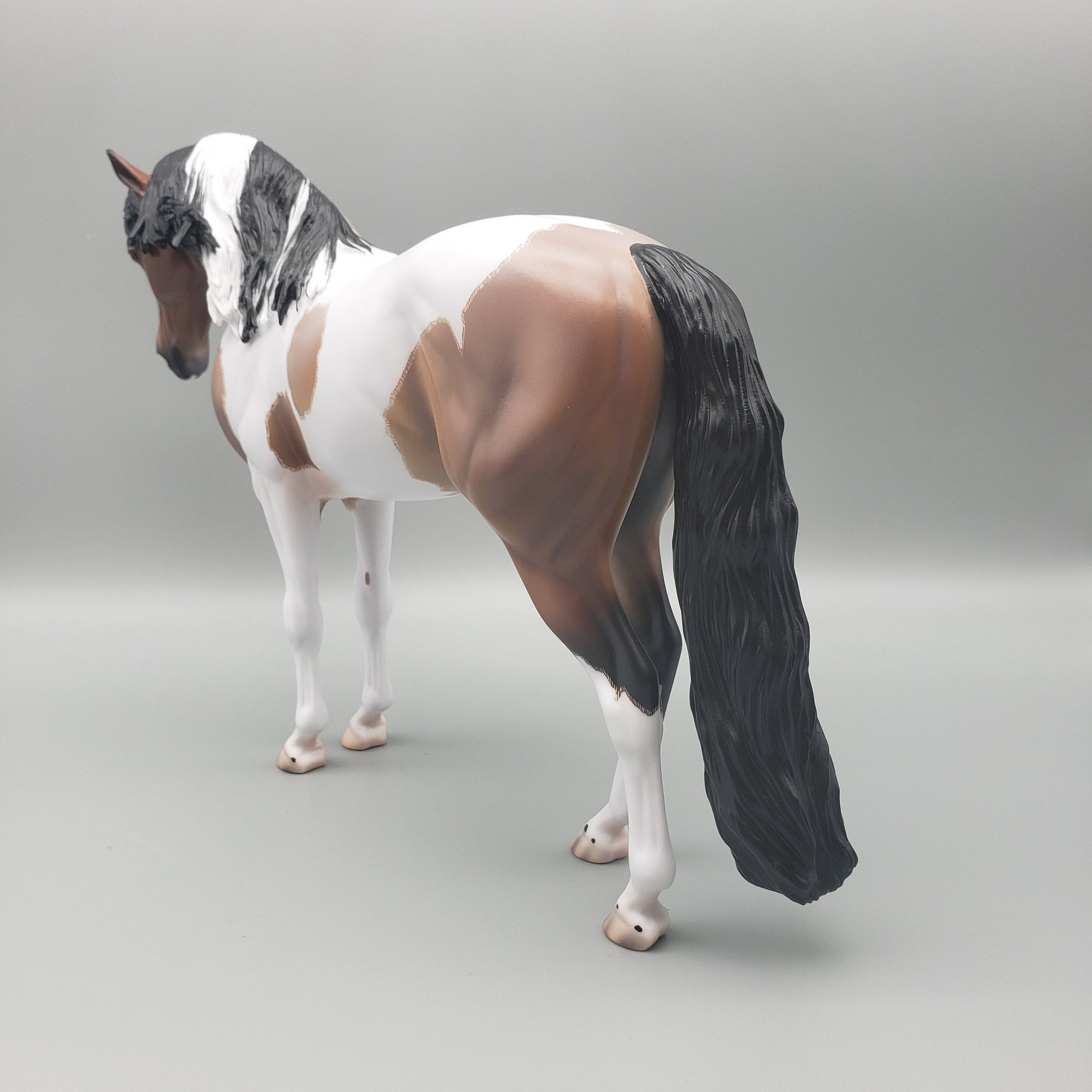 Karakum OOAK Bay Roan Tobiano Andalusian By Caroline Boydston Best Offers  7/31/23