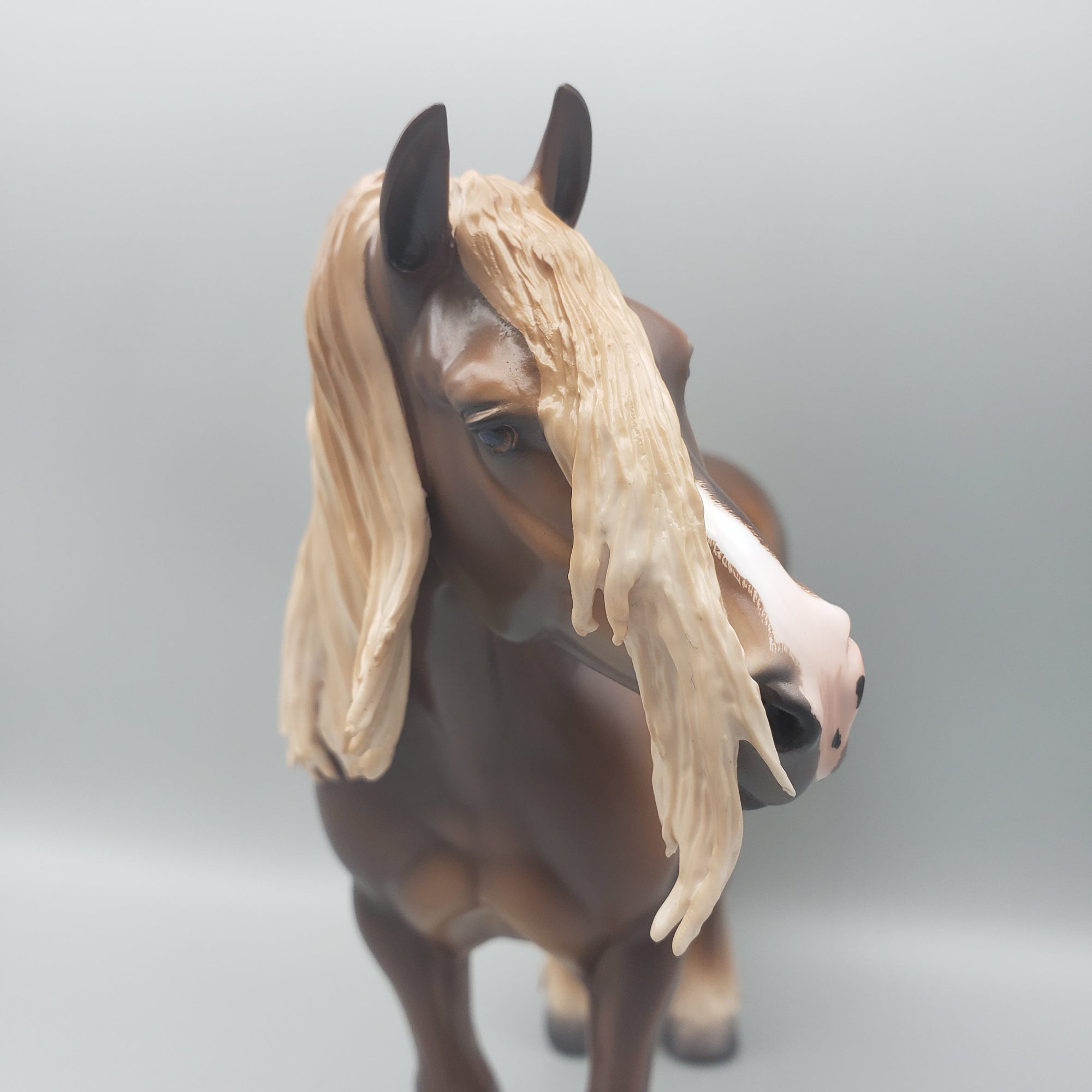 Oleander OOAK Dappled Sorrel Heavy Draft with Feathers By Caroline Boydston Best Offers 7/31/23