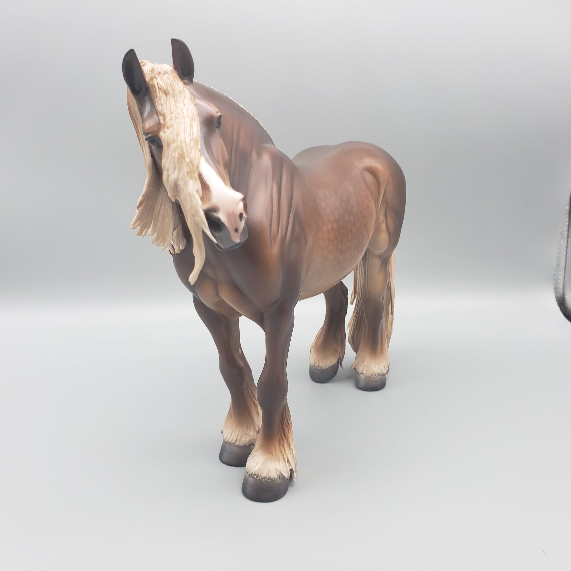 Oleander OOAK Dappled Sorrel Heavy Draft with Feathers By Caroline Boydston Best Offers 7/31/23