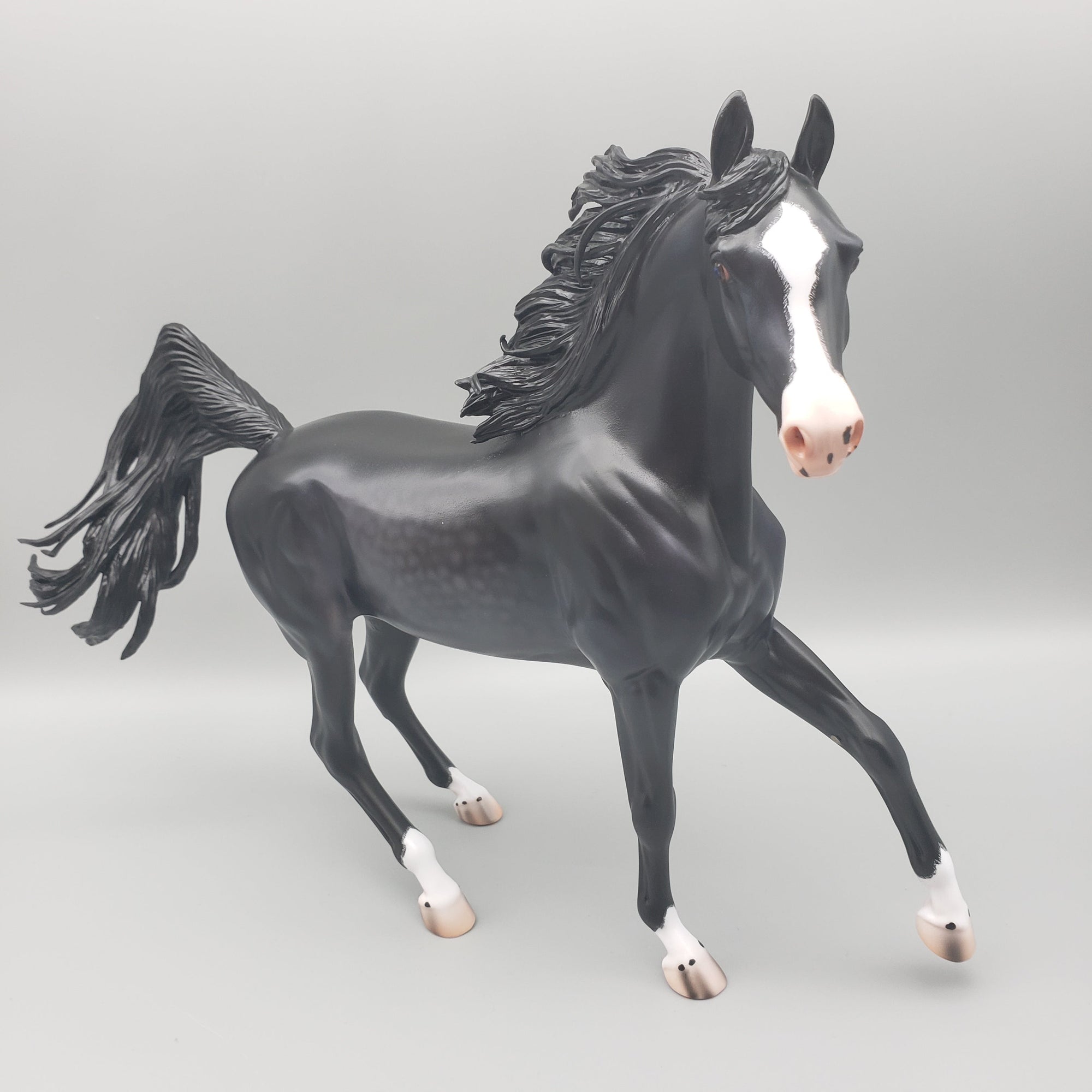 Vinca OOAK Dappled Black Arabian Mare By Caroline Boydston Best Offers  7/31/23