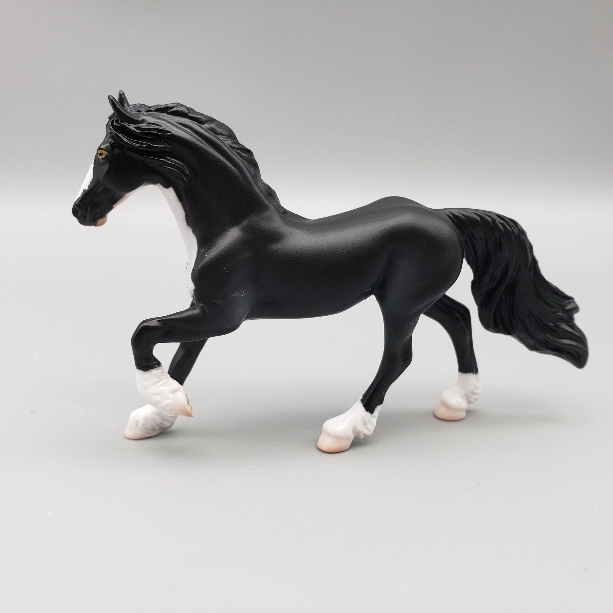 Licorice OOAK International Cat Day Friesian Chip By Angela Marleau