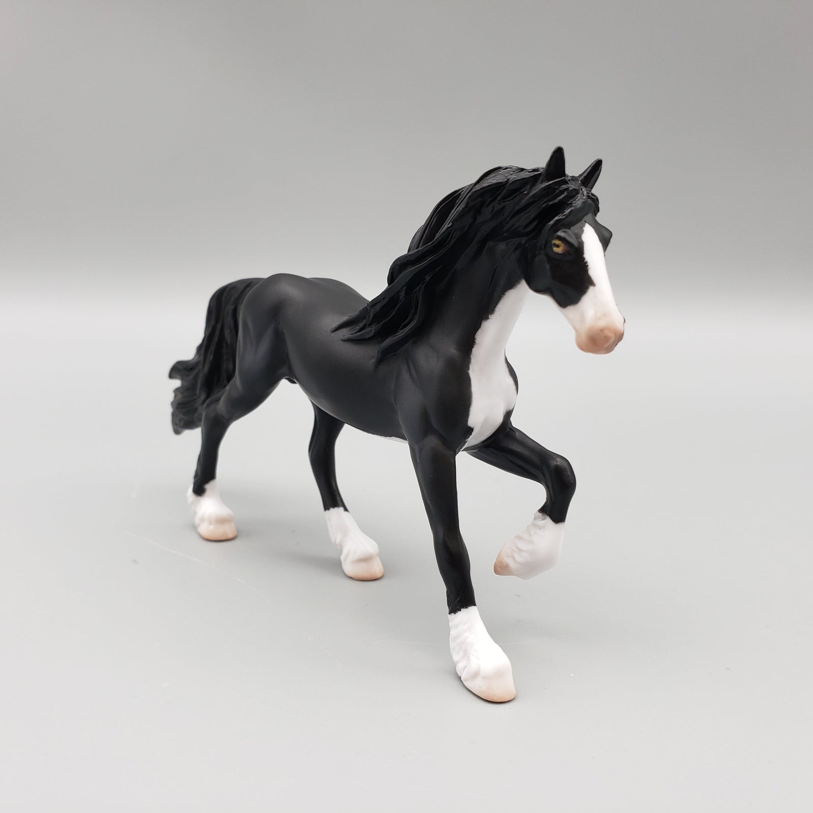 Licorice OOAK International Cat Day Friesian Chip By Angela Marleau