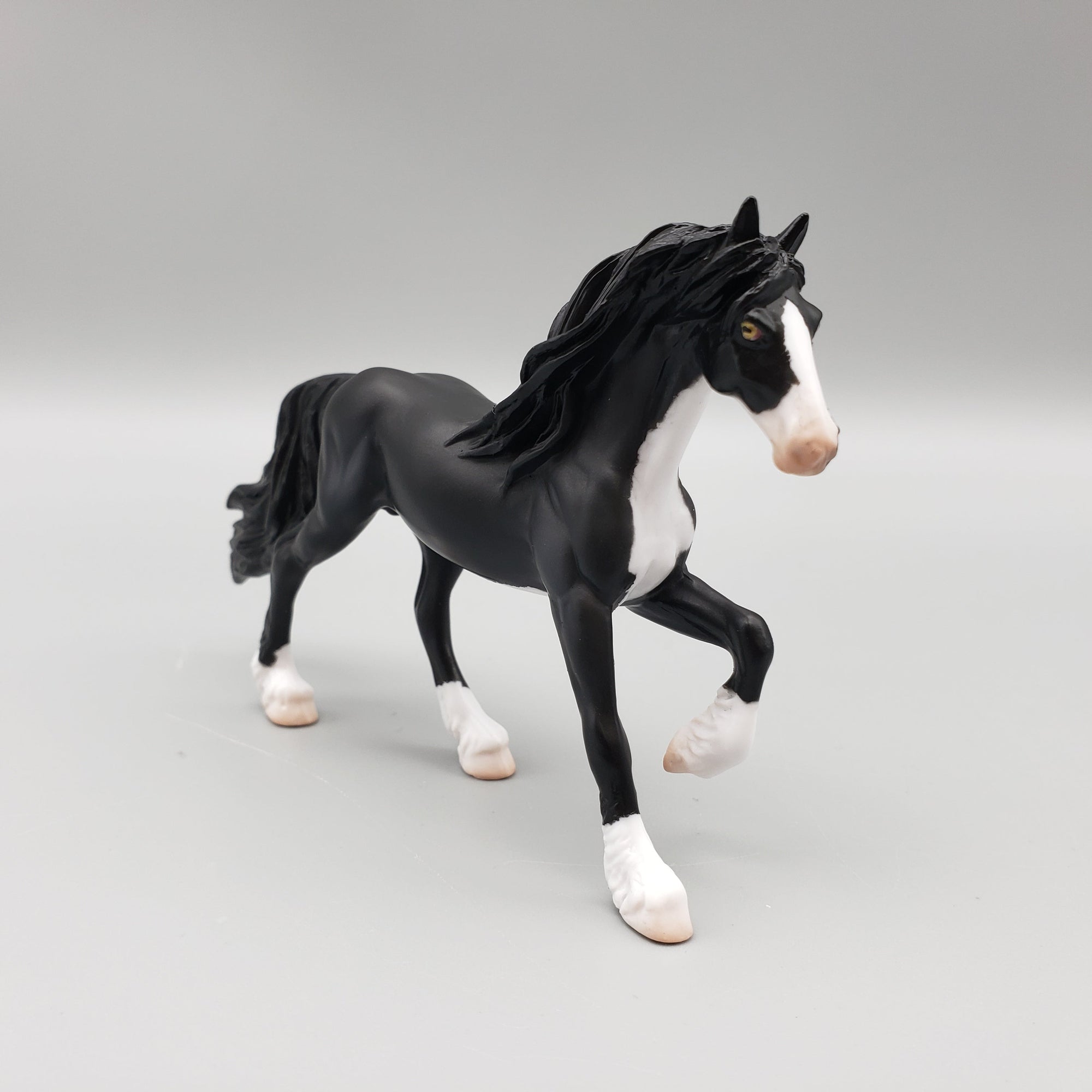 Licorice OOAK International Cat Day Friesian Chip By Angela Marleau