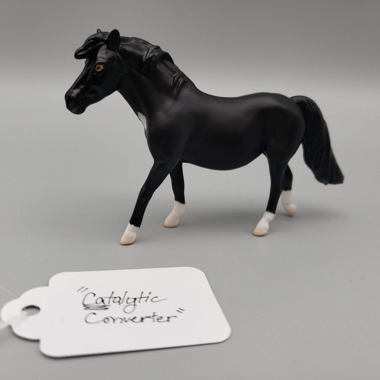 CATalytic Converter OOAK International Cat Day Pony Chip By Angela Marleau
