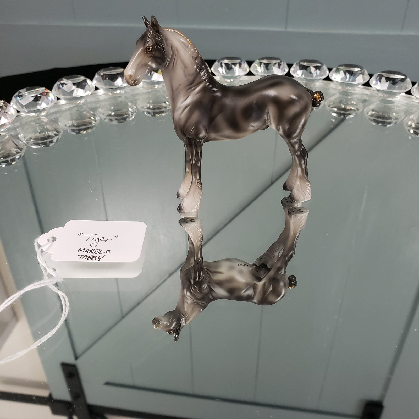 Tiger OOAK International Cat Day Marble Tabby Cat Draft Chip By Jess Hamill