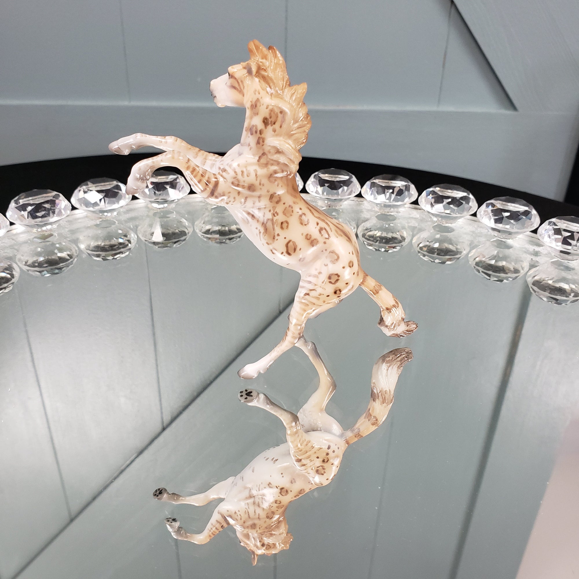 Leopard OOAK International Cat Day Rearing Chip By Jess Hamill