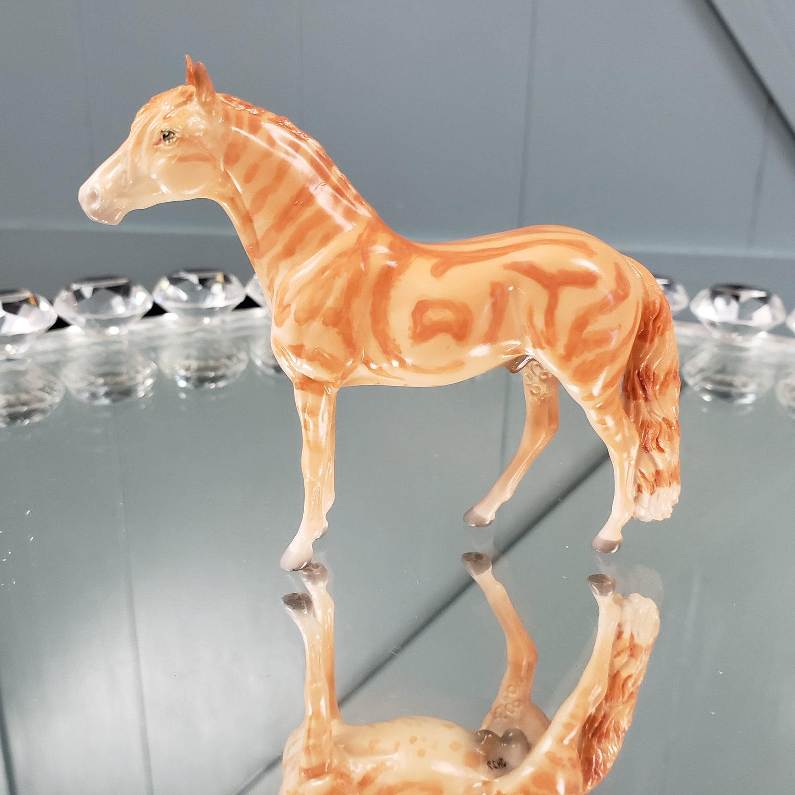 Rusty OOAK International Cat Day Orange Marble Tabby Cat Andalusian Chip By Jess Hamill