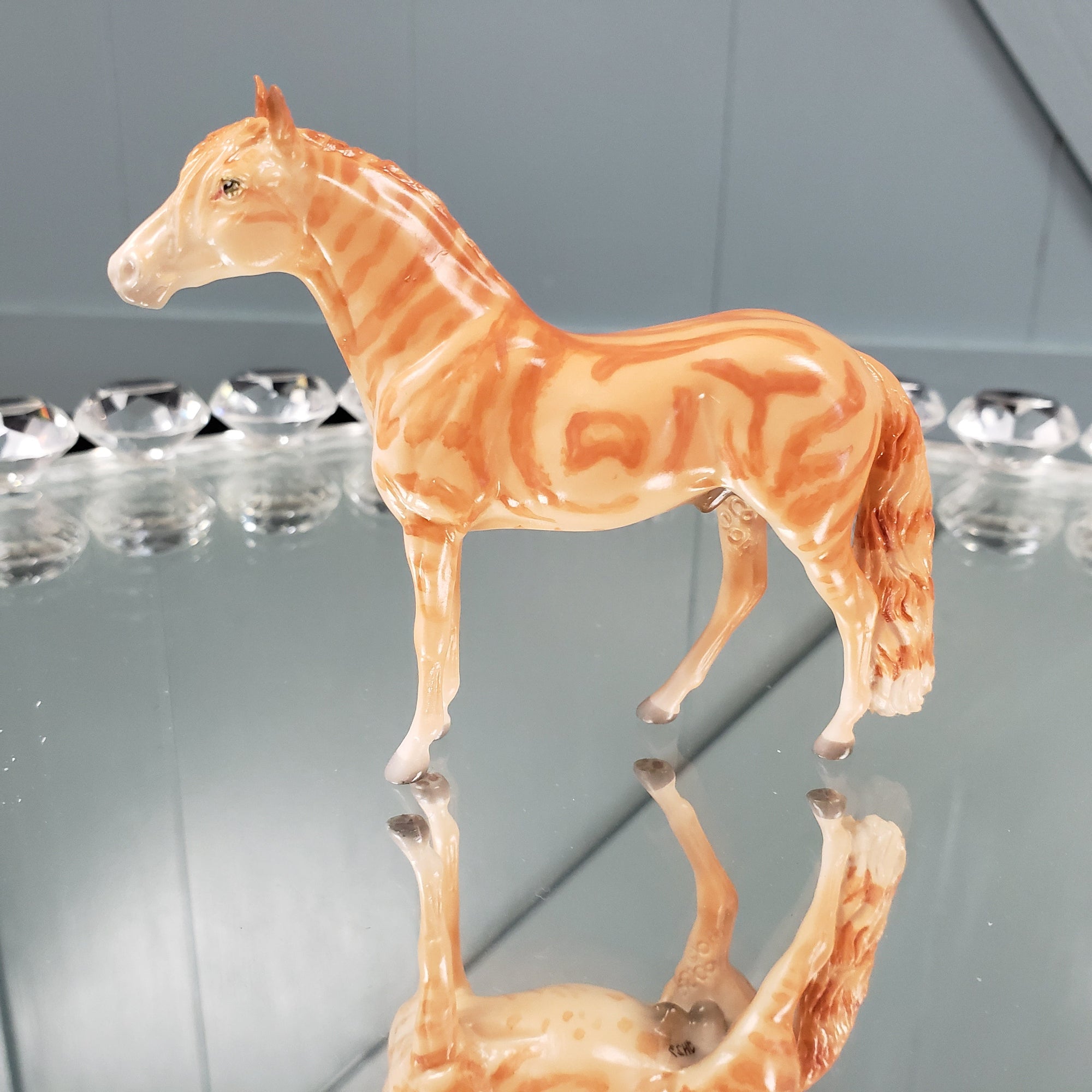 Rusty OOAK International Cat Day Orange Marble Tabby Cat Andalusian Chip By Jess Hamill