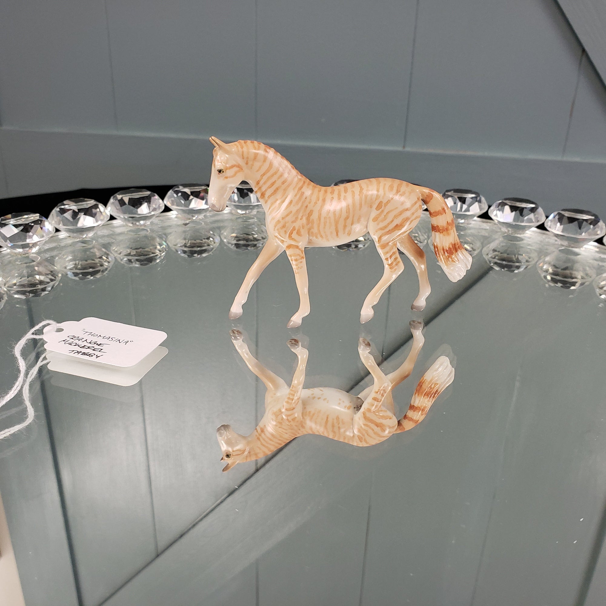 Thomasina OOAK International Cat Day Orange Mackerel Tabby Cat Warmblood Chip By Jess Hamill