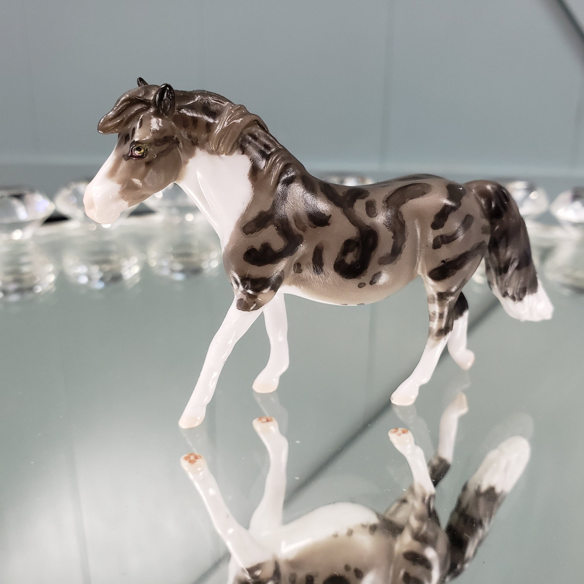 Smudge OOAK International Cat Day Grey Marble Munchkin Cat Pony Chip By Jess Hamill