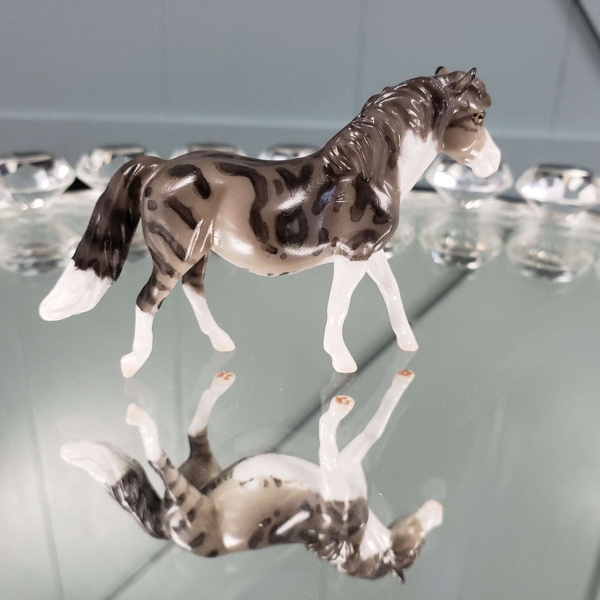 Smudge OOAK International Cat Day Grey Marble Munchkin Cat Pony Chip By Jess Hamill