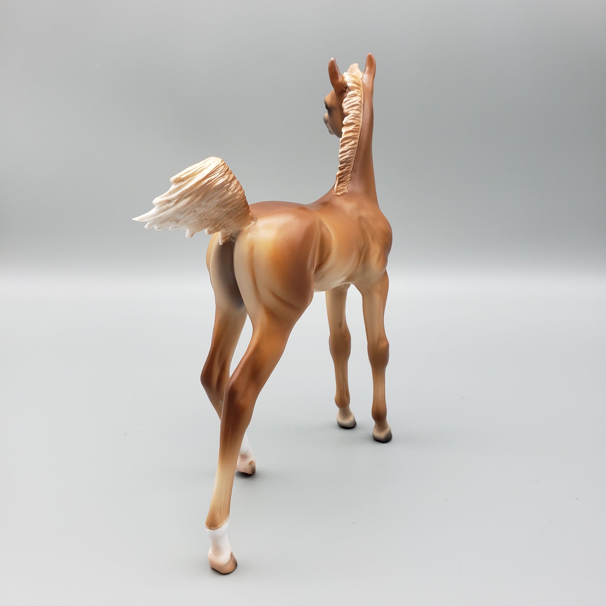 Cypress Chestnut Arabian Filly Foal with Cocked Leg By Caroline Boydston Best Offers 8/14/23