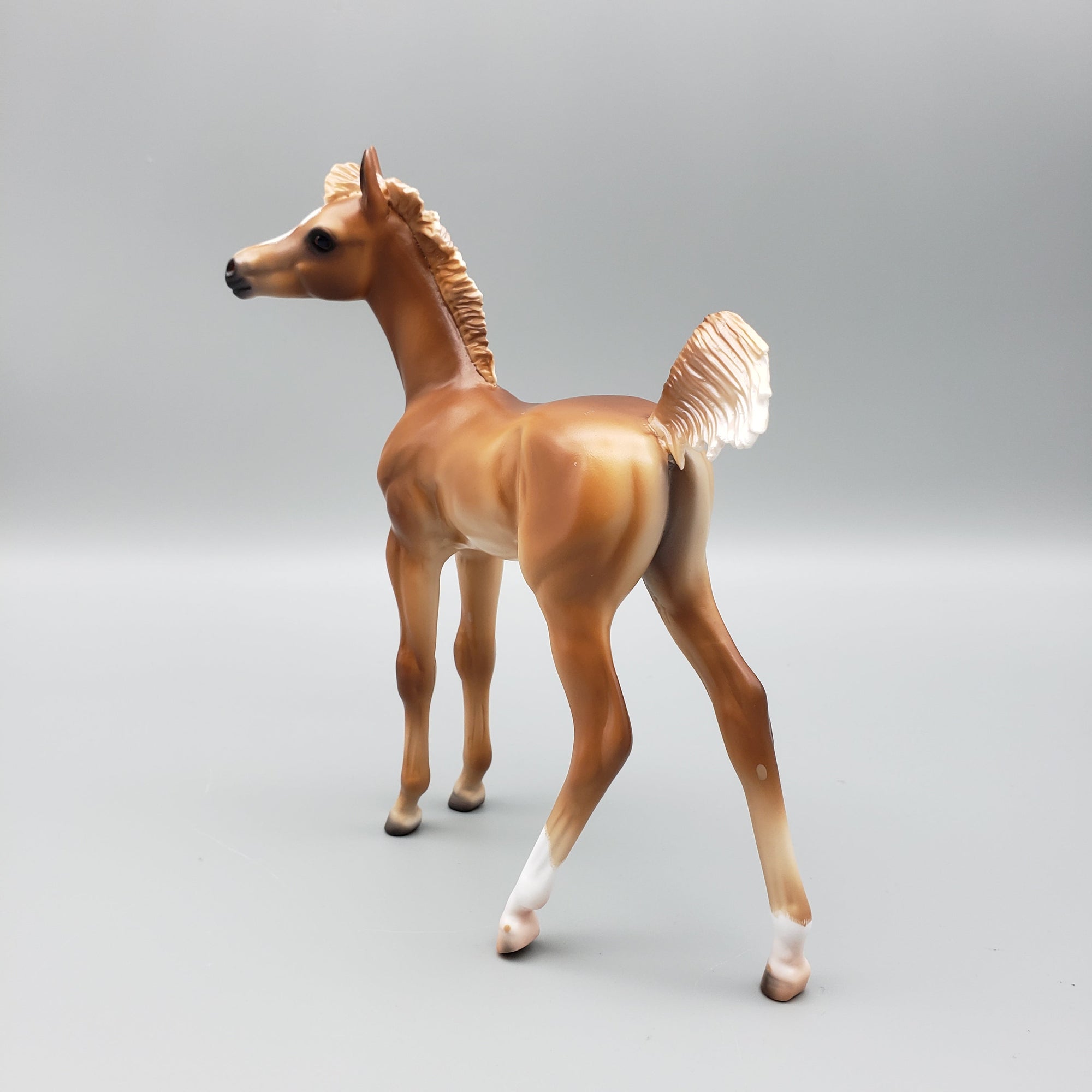 Cypress Chestnut Arabian Filly Foal with Cocked Leg By Caroline Boydston Best Offers 8/14/23