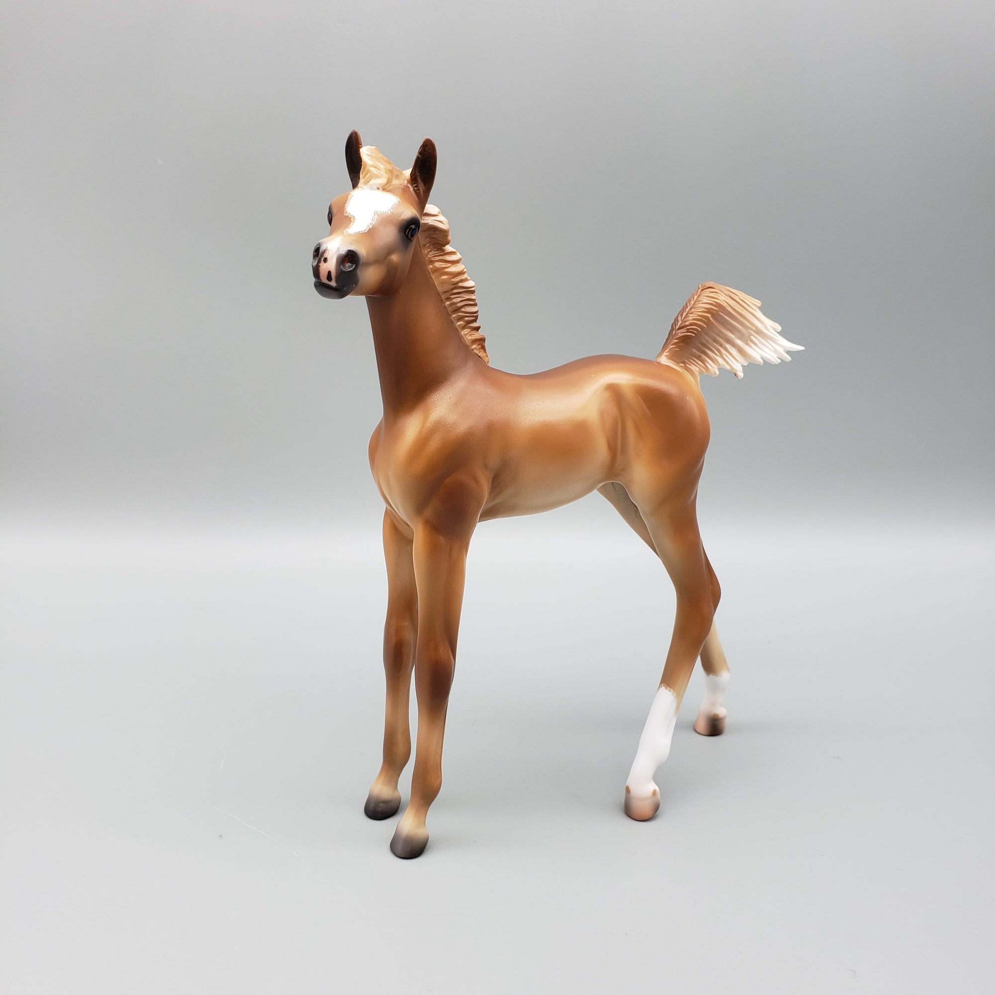 Cypress Chestnut Arabian Filly Foal with Cocked Leg By Caroline Boydston Best Offers 8/14/23