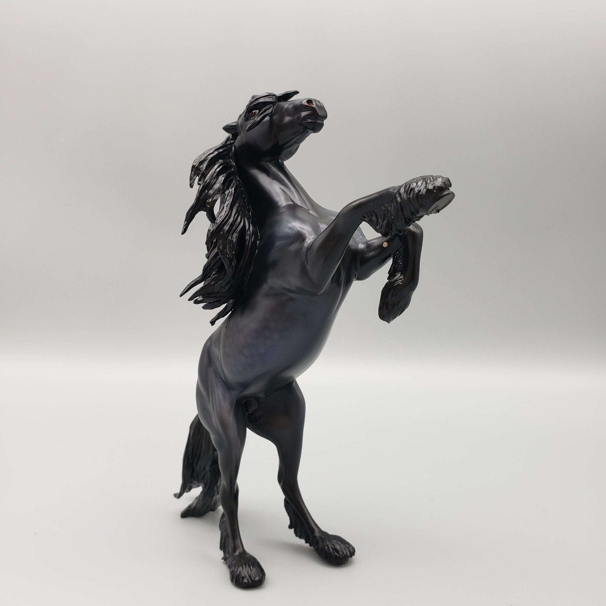 Vibernum OOAK Custom Rearing Pebble Mustang Turned Friesian By Caroline Boydston Best Offers 8/14/23