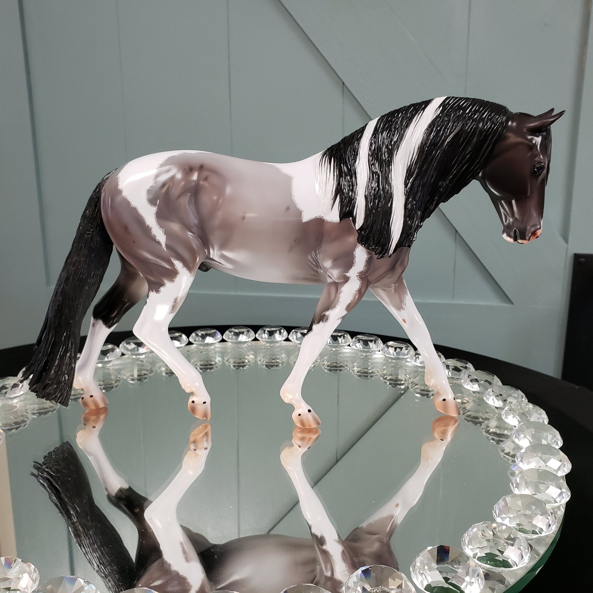 Ginko Blue Roan Tobiano Irish Draft By Caroline Boydston Best Offers 8/14/23
