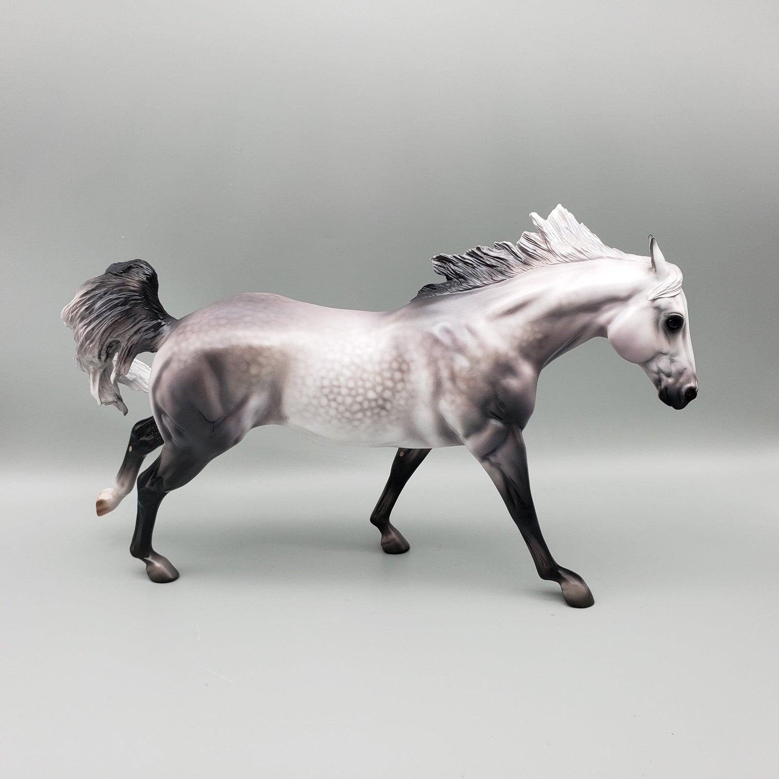 Tule OOAK Custom Remington Dapple Grey with Pinned Ears By Caroline Boydston Best Offers 8/14/23