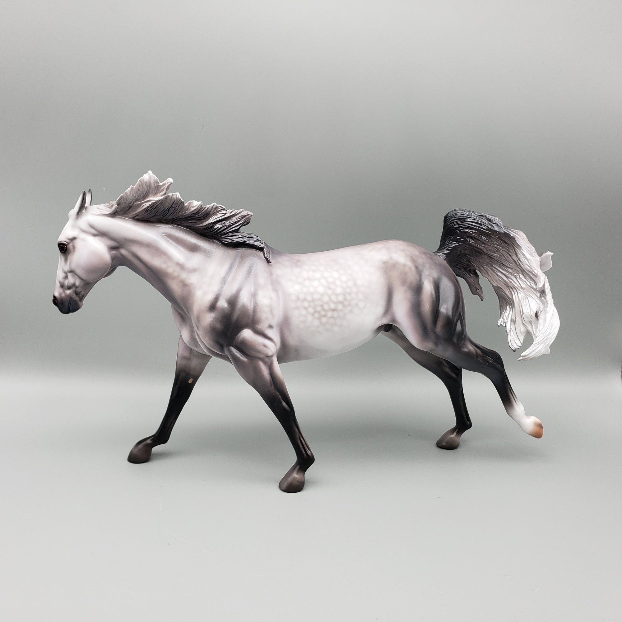 Tule OOAK Custom Remington Dapple Grey with Pinned Ears By Caroline Boydston Best Offers 8/14/23