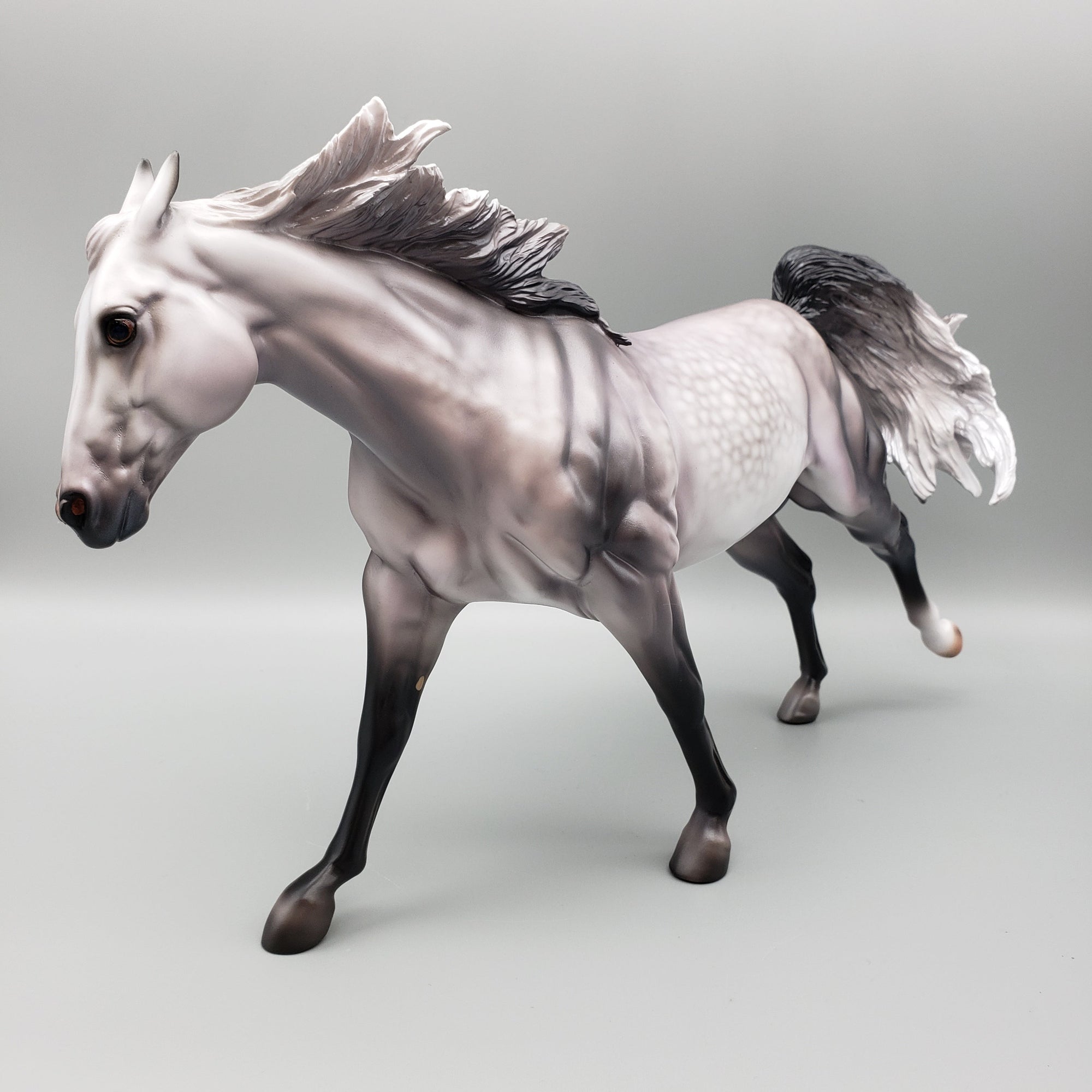 Tule OOAK Custom Remington Dapple Grey with Pinned Ears By Caroline Boydston Best Offers 8/14/23