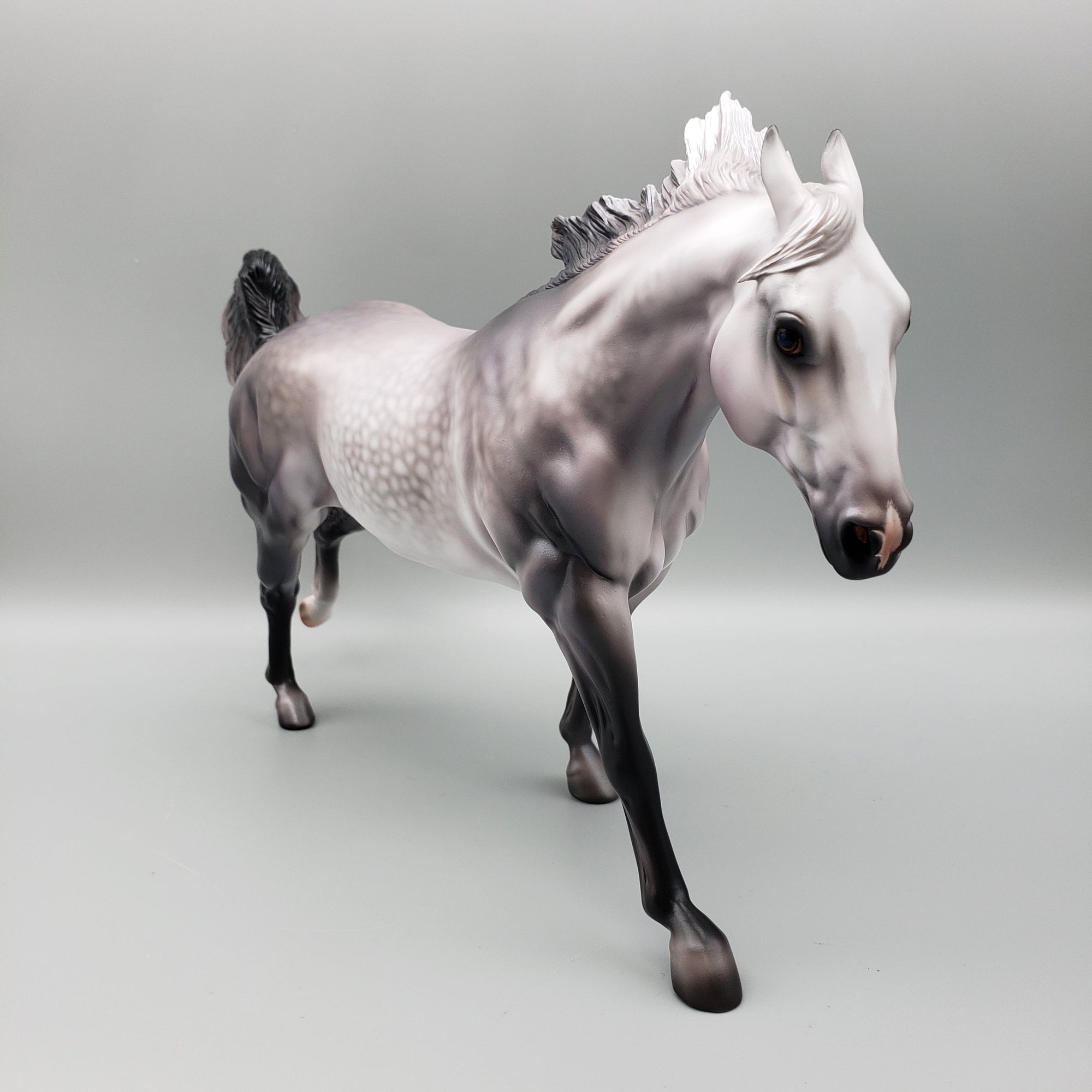 Tule OOAK Custom Remington Dapple Grey with Pinned Ears By Caroline Boydston Best Offers 8/14/23