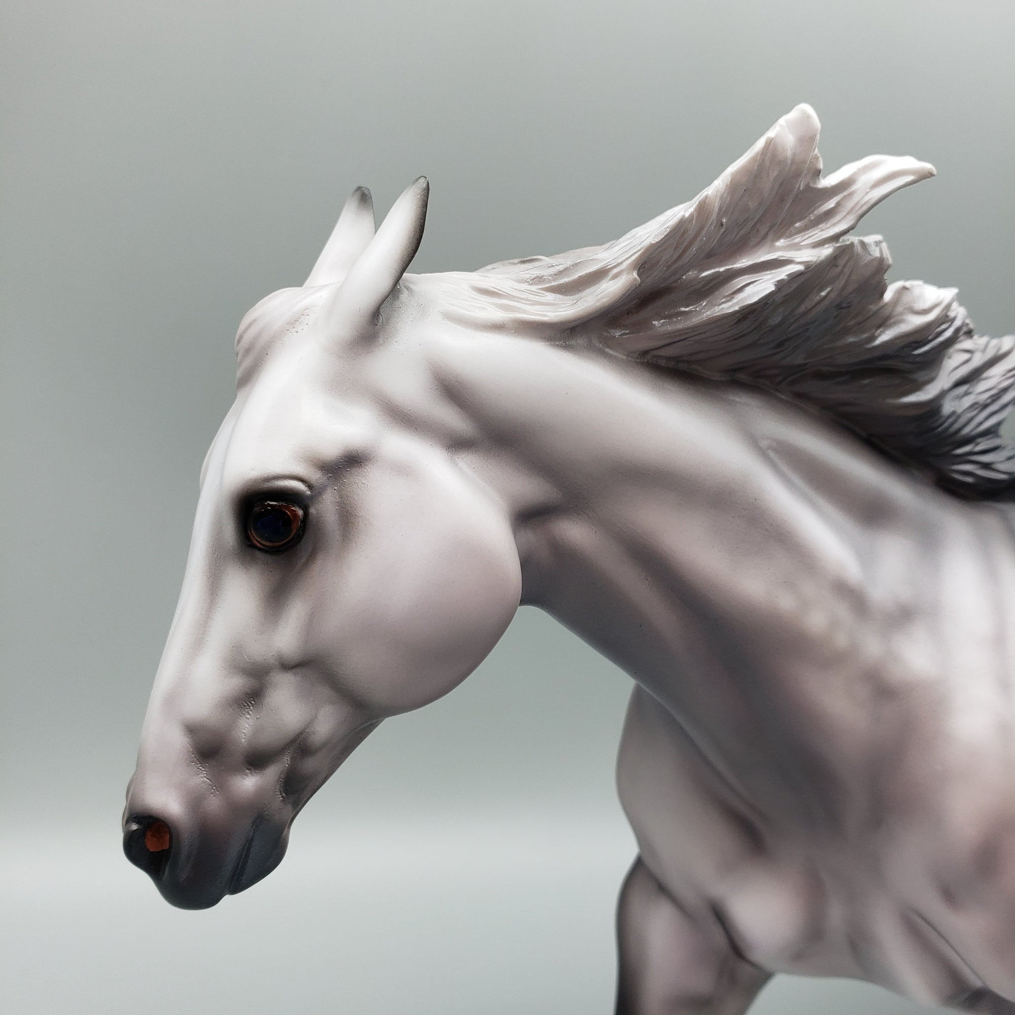 Tule OOAK Custom Remington Dapple Grey with Pinned Ears By Caroline Boydston Best Offers 8/14/23