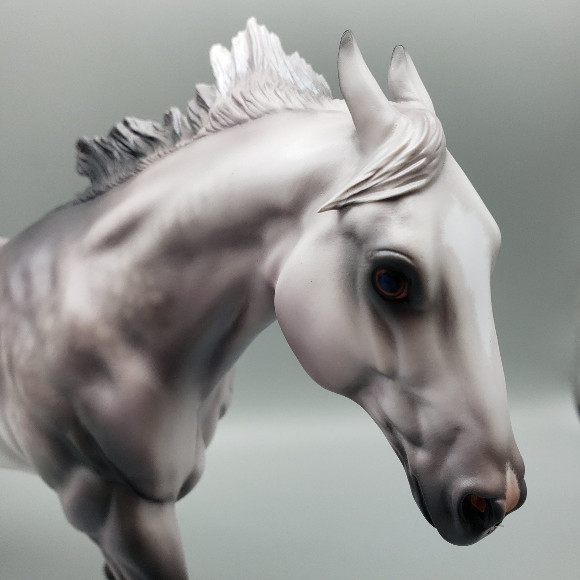 Tule OOAK Custom Remington Dapple Grey with Pinned Ears By Caroline Boydston Best Offers 8/14/23