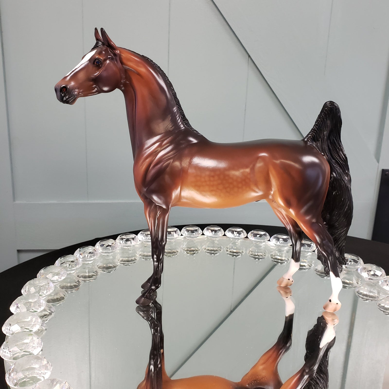 Tupelo OOAK Dappled Chestnut Extreme Custom Arab Stallion Turned Into Saddlebred By Caroline Boydston Best Offers 8/14/23