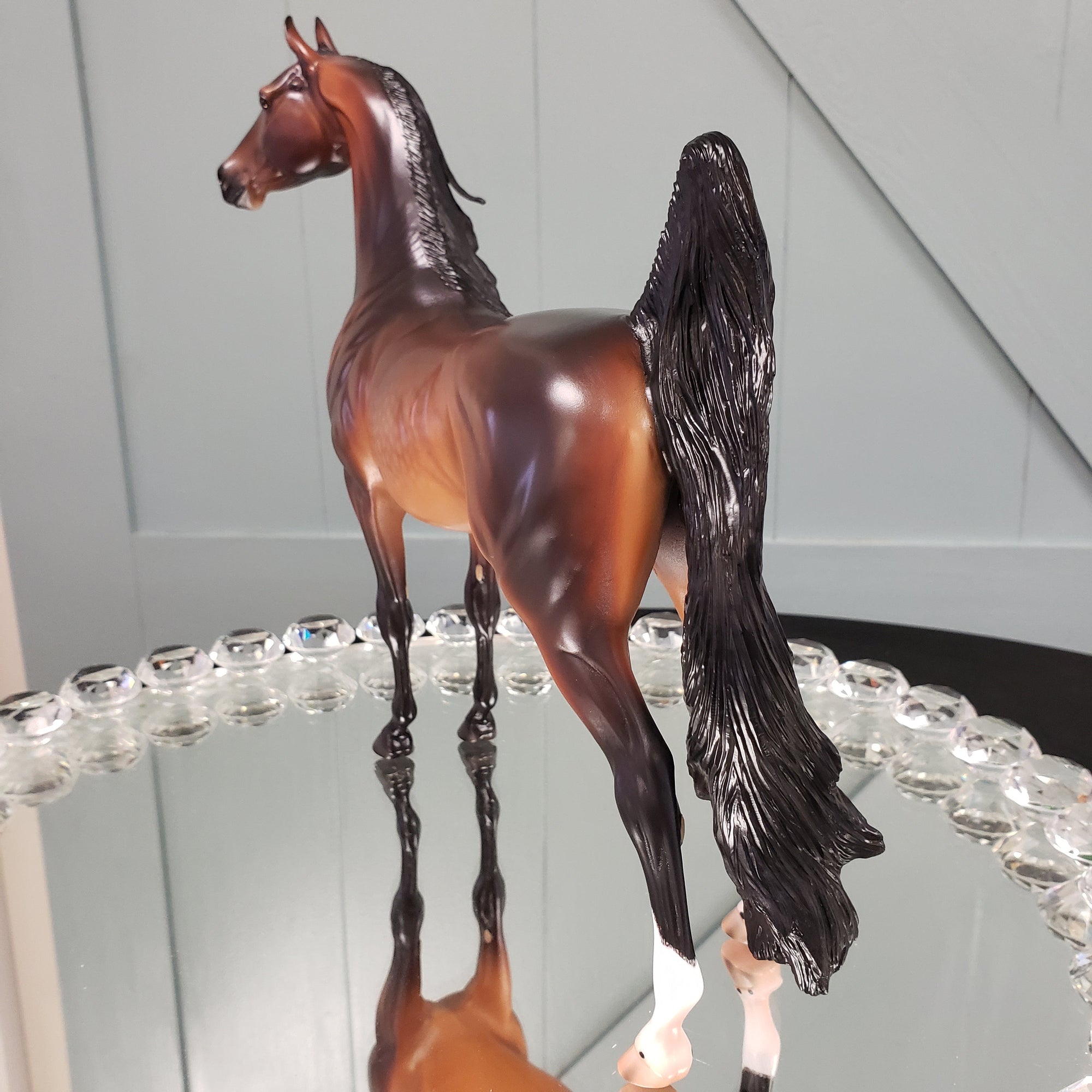 Tupelo OOAK Dappled Chestnut Extreme Custom Arab Stallion Turned Into Saddlebred By Caroline Boydston Best Offers 8/14/23
