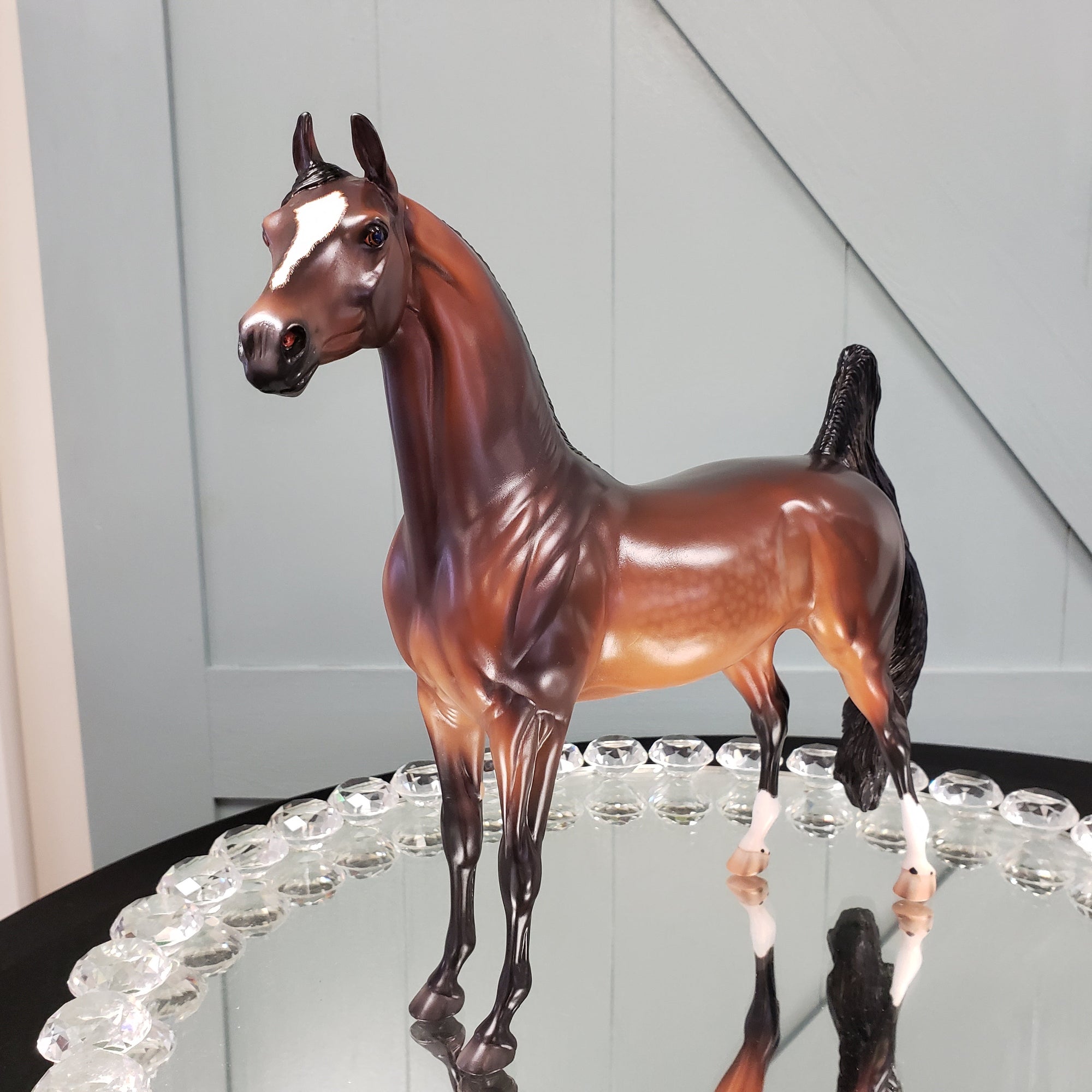 Tupelo OOAK Dappled Chestnut Extreme Custom Arab Stallion Turned Into Saddlebred By Caroline Boydston Best Offers 8/14/23