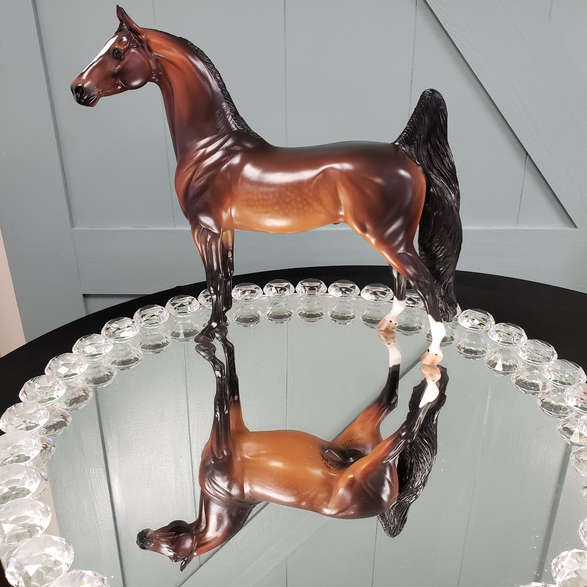 Tupelo OOAK Dappled Chestnut Extreme Custom Arab Stallion Turned Into Saddlebred By Caroline Boydston Best Offers 8/14/23