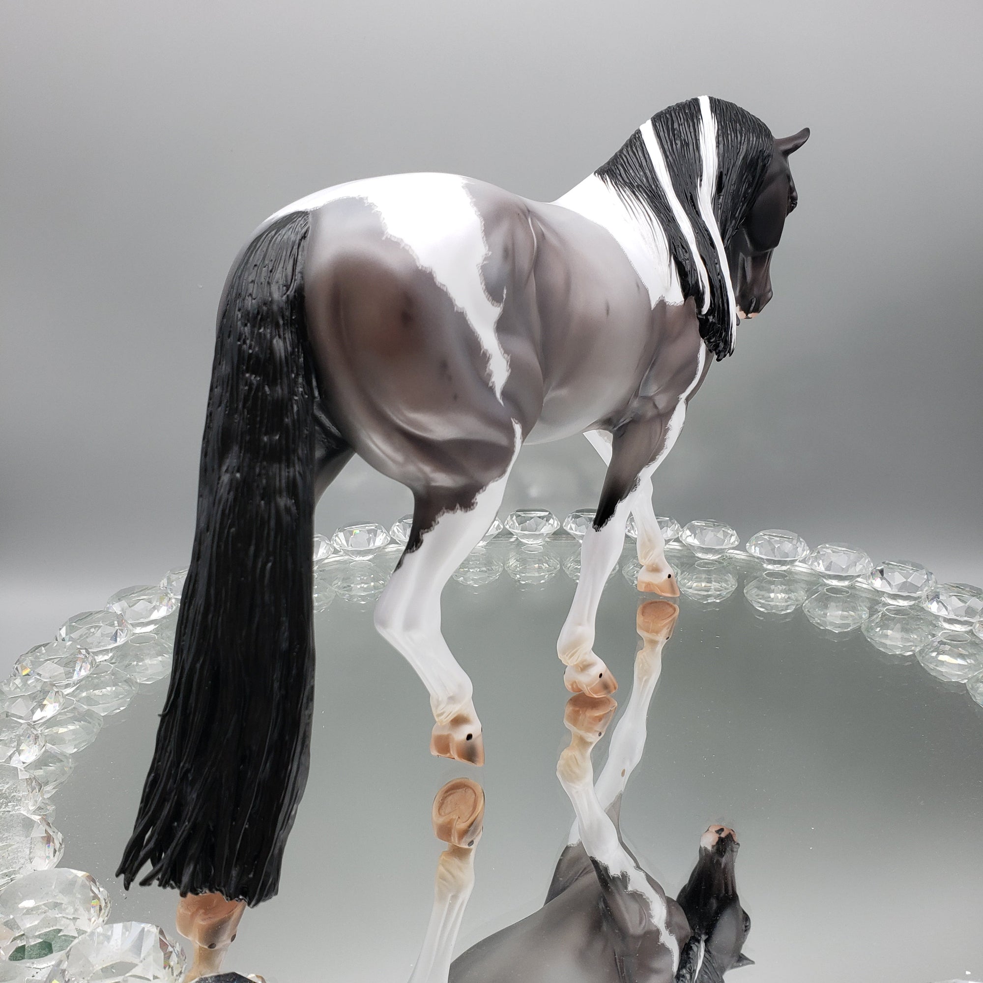 Ginko Blue Roan Tobiano Irish Draft By Caroline Boydston Best Offers 8/14/23