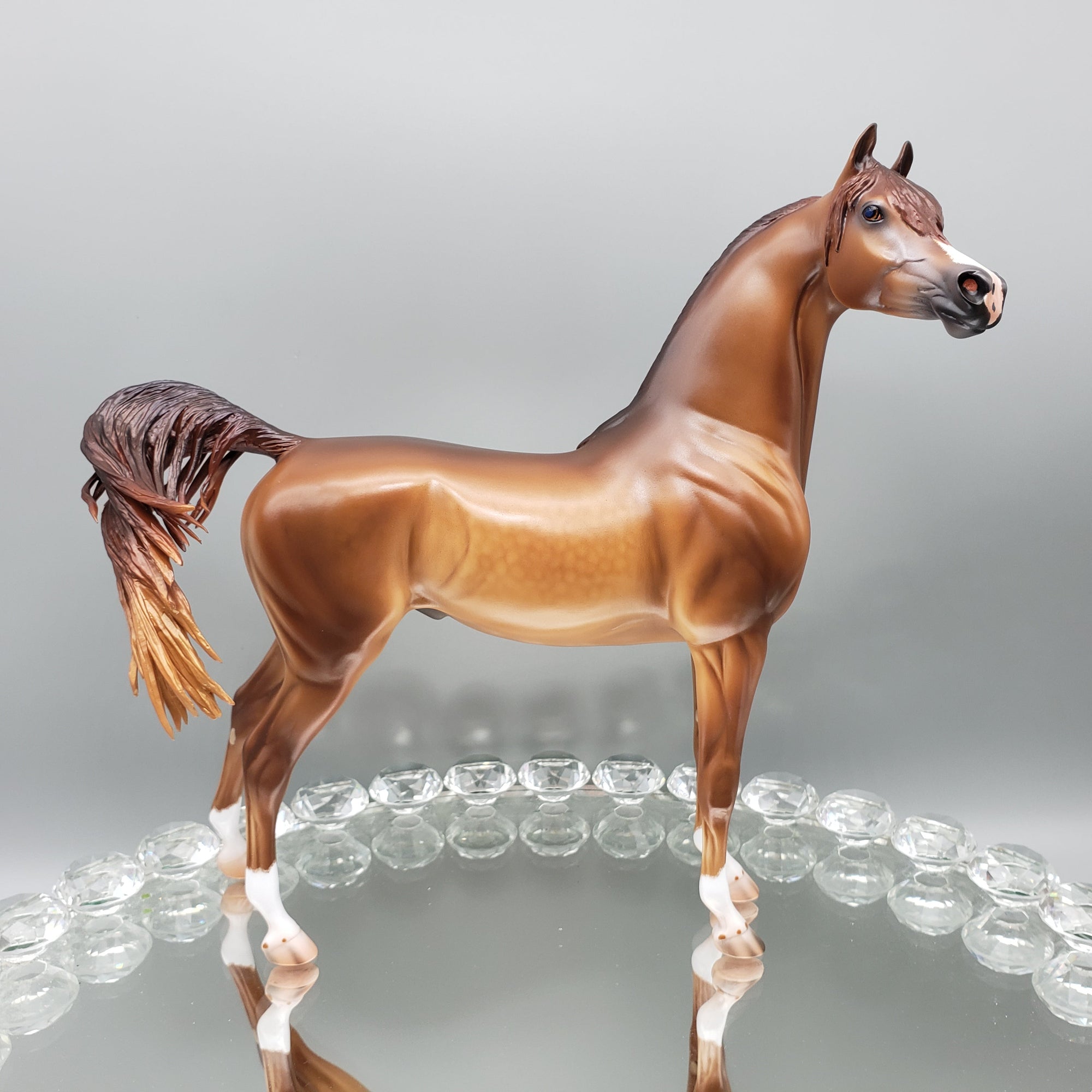 Sycamore OOAK Dappled Chestnut Arabian By Caroline Boydston Best Offers 8/14/23