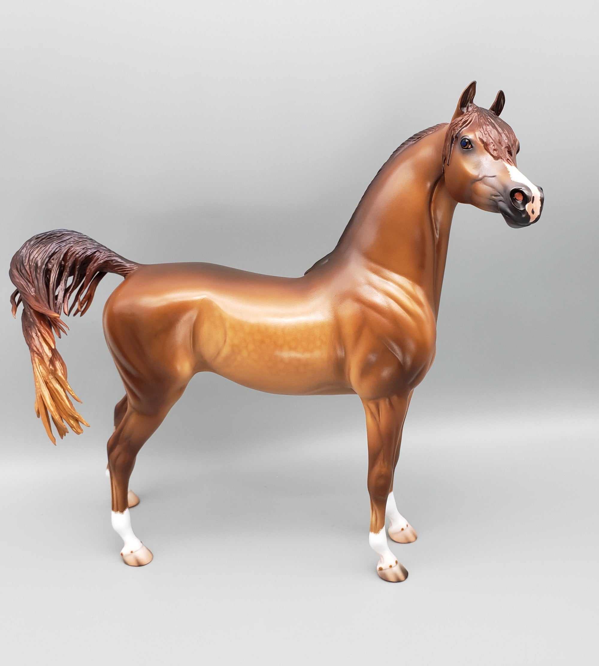 Sycamore OOAK Dappled Chestnut Arabian By Caroline Boydston Best Offers 8/14/23