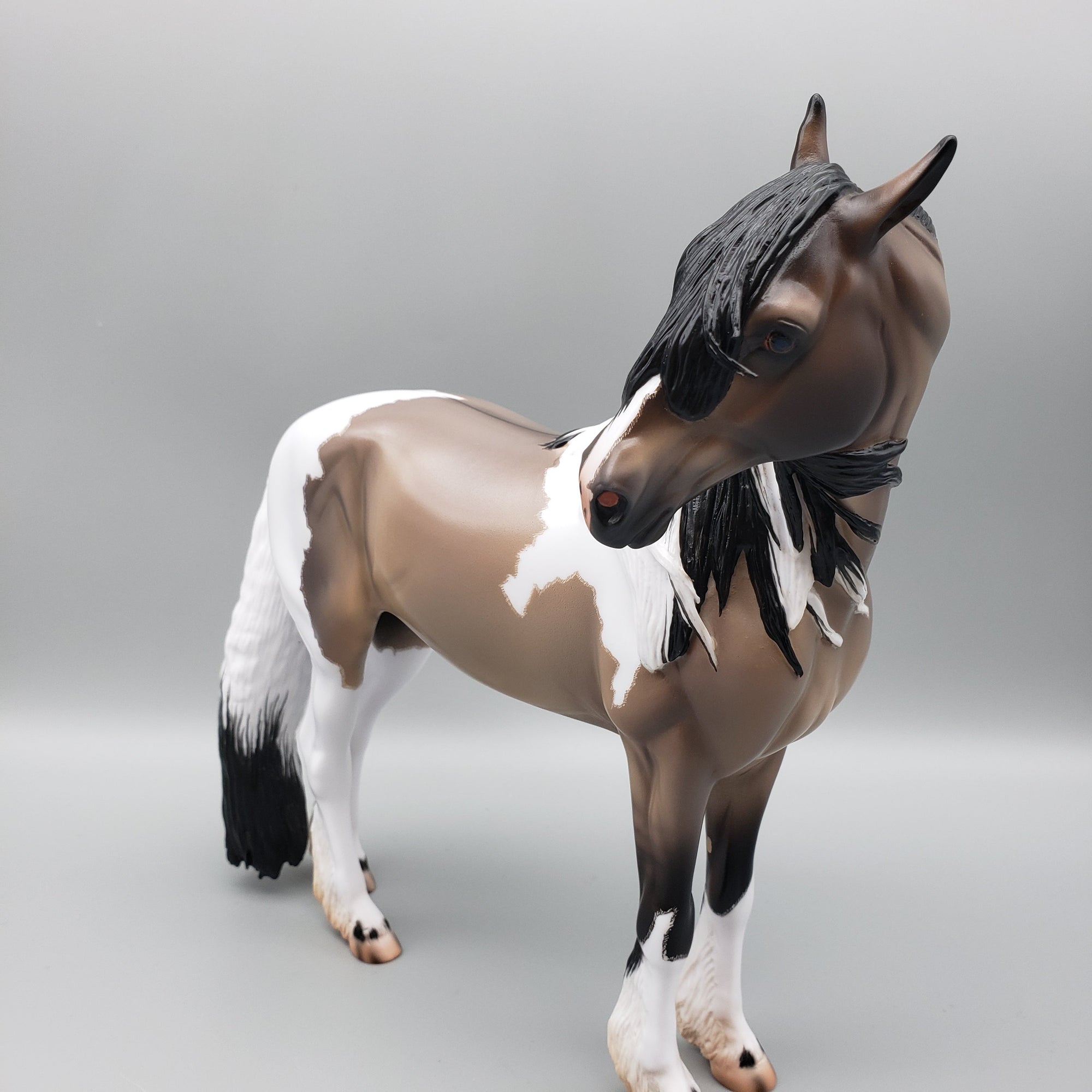 Banyan OOAK Custom Grulla Pinto Andalusian By Caroline Boydston Best Offers 8/14/23